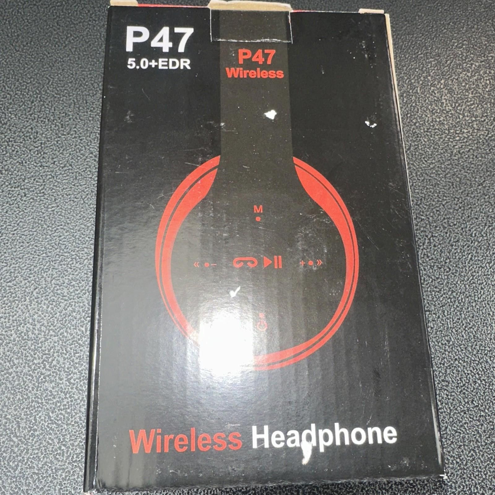 The Unbranded Brand Wireless Bluetooth Headphones with Noise Cancelling Over-Ear Size ONE SIZE - 1 Thumbnail