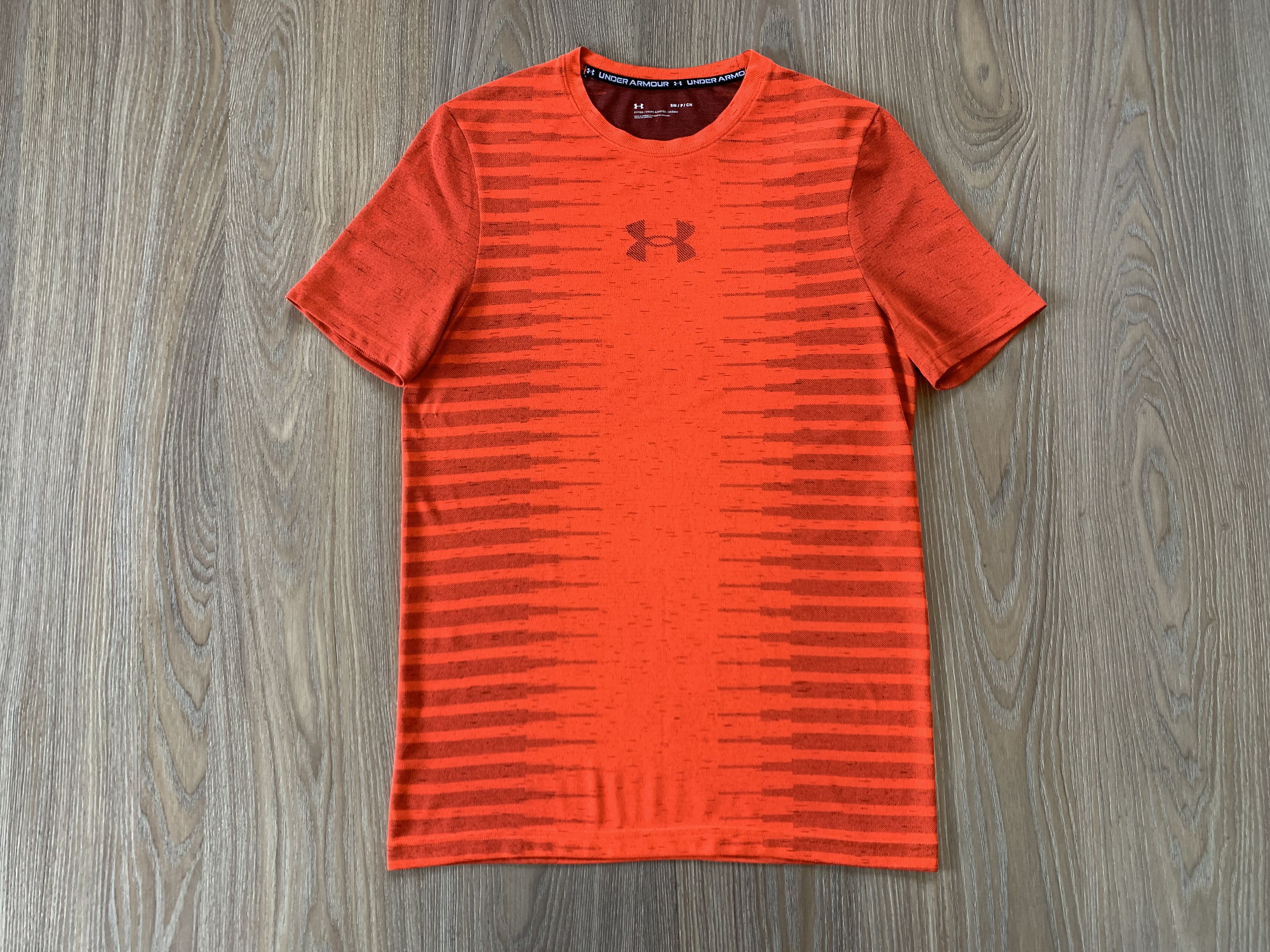 Under Armour Under Armour Fitted Men's Orange Training T Shirt Size US S / EU 44-46 / 1 - 2 Thumbnail