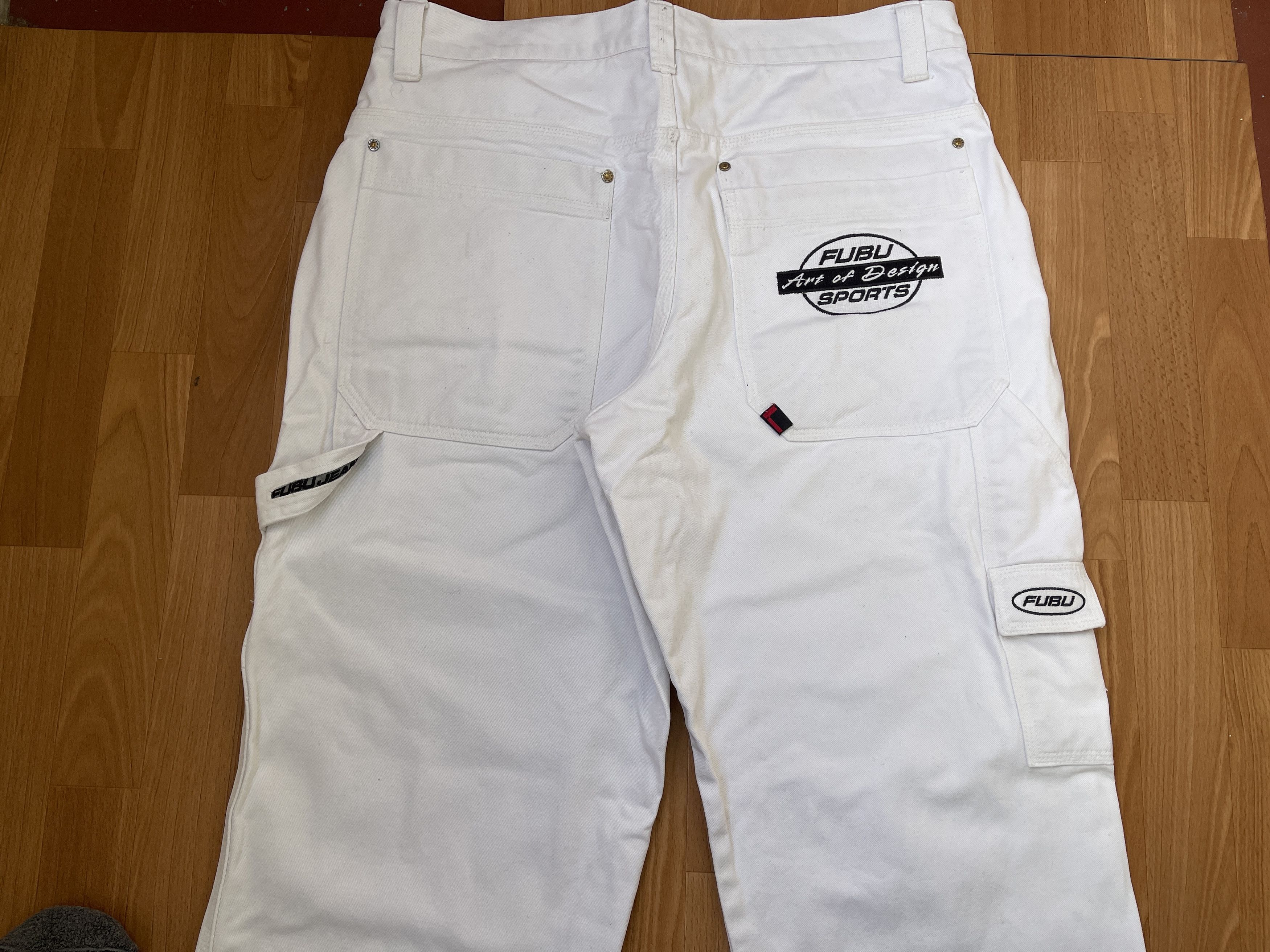 Fubu FUBU jeans, vintage baggy jeans, 90s hip hop skater Y2K 38 Size US 38 / EU 54 - 9 Thumbnail