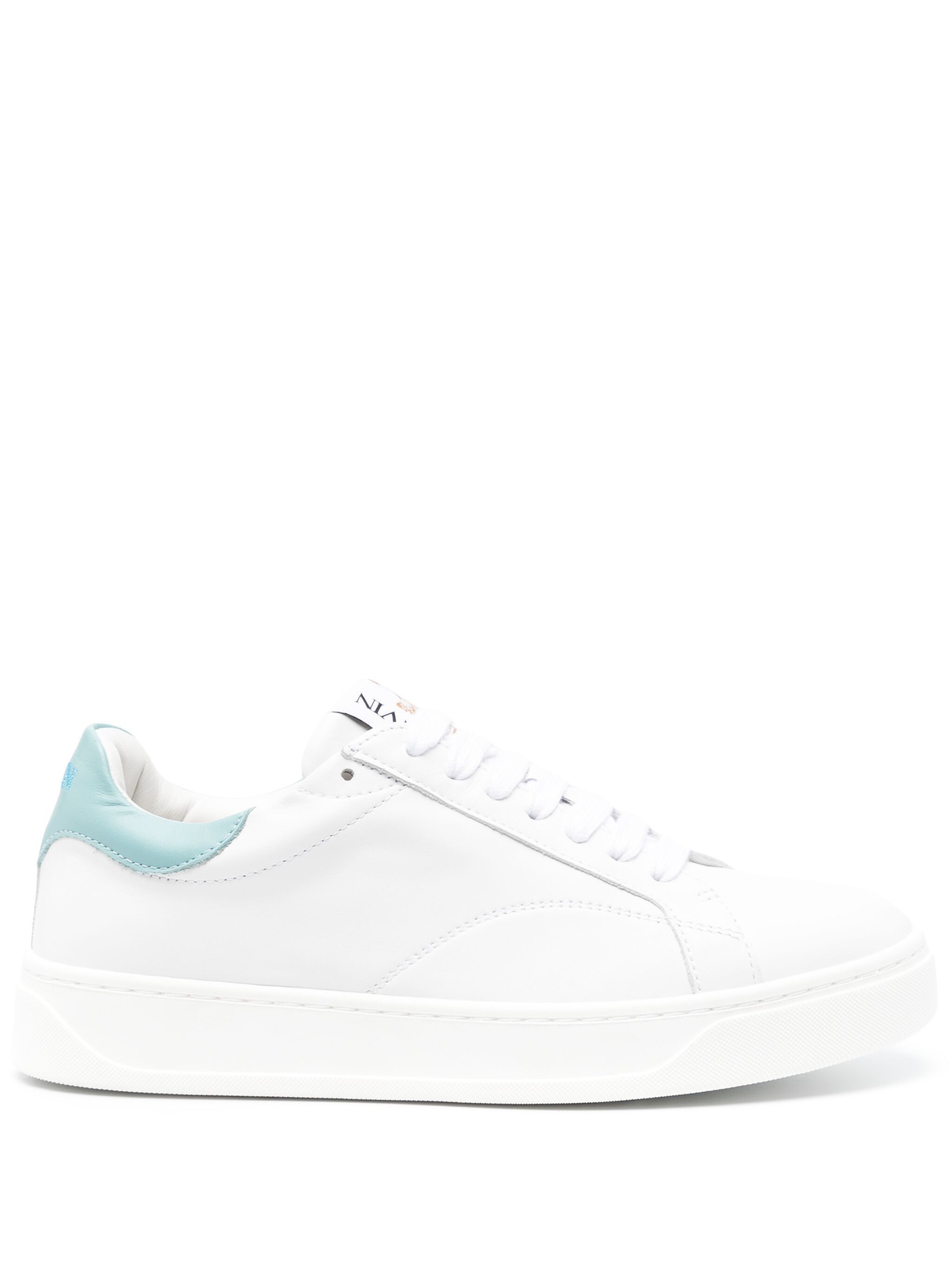 Lanvin o1w1db11124 Dup / Leather Sneakers in White Size US 6 / IT 36 - 1 Thumbnail