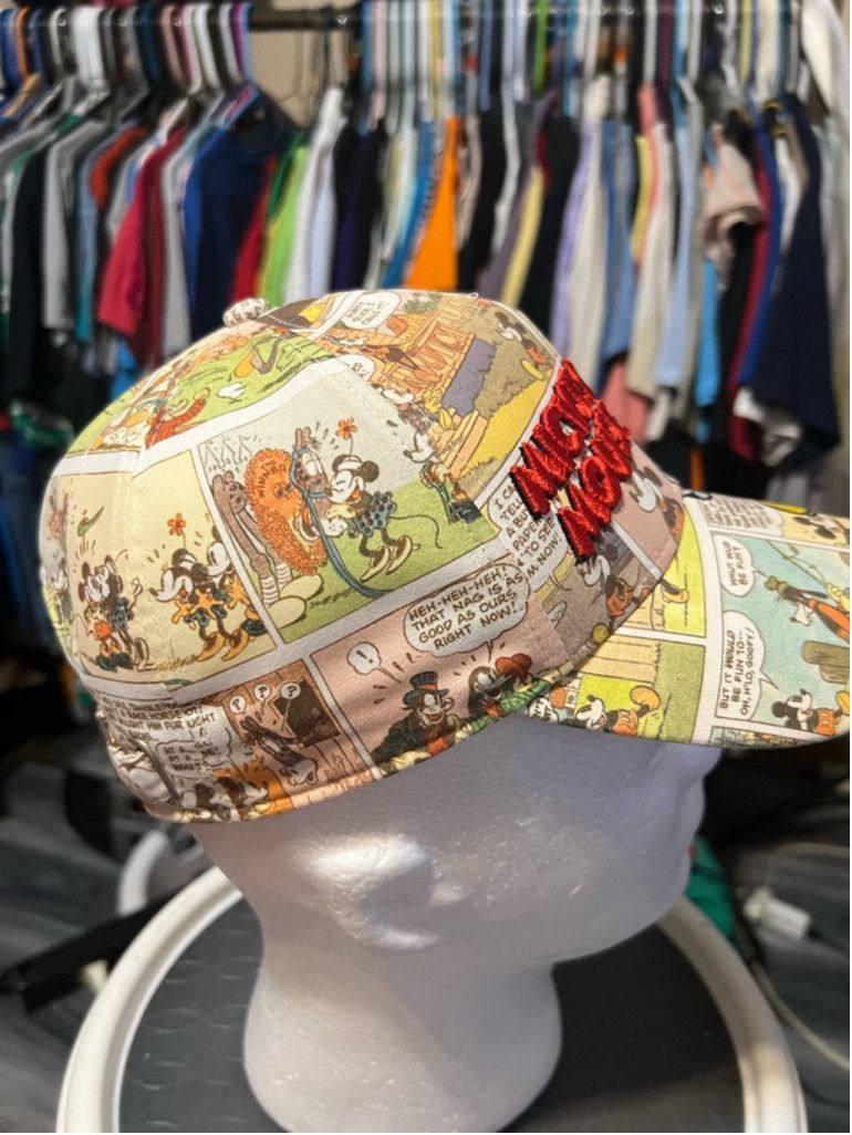 Disney Unisex Disney Mickey Mouse Comic Hat Adjustable Beige Size ONE SIZE - 5 Thumbnail