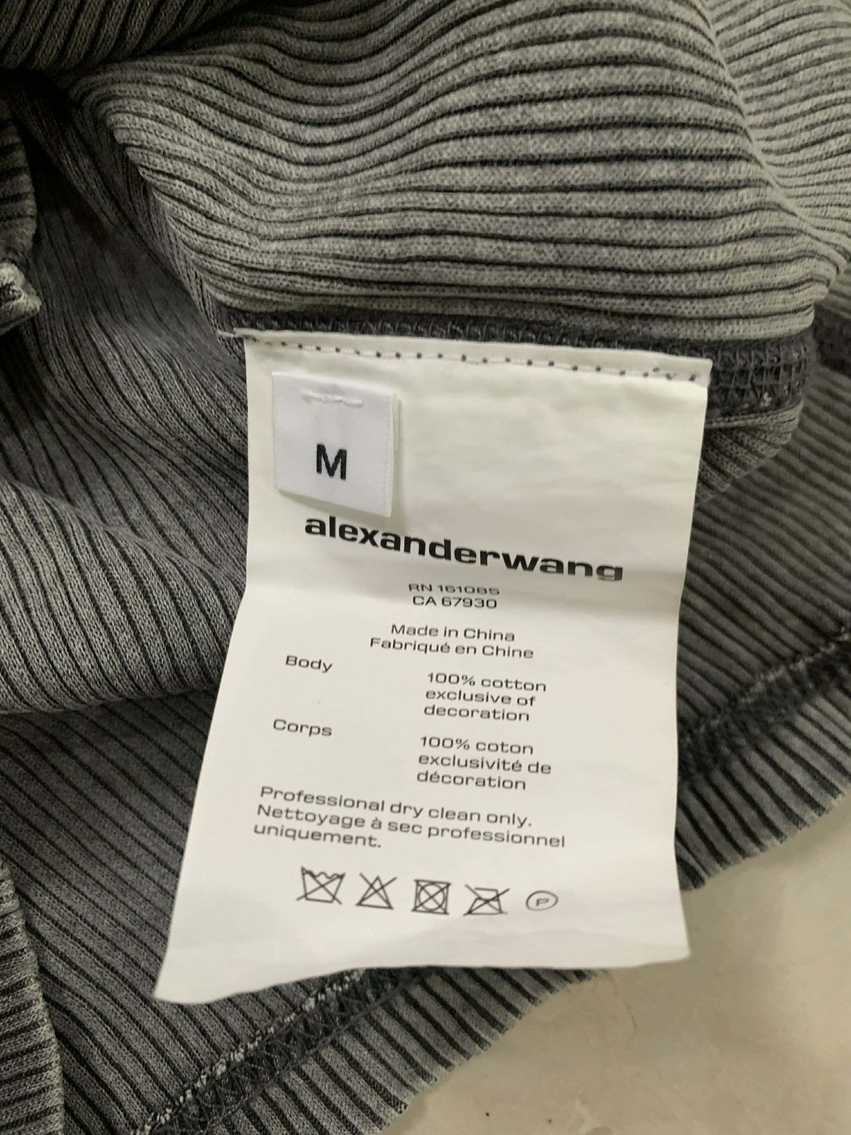 Alexander Wang Alexander Wang Hotfix Cursive-logo cotton T-shirt Size M / US 6-8 / IT 42-44 - 4 Thumbnail