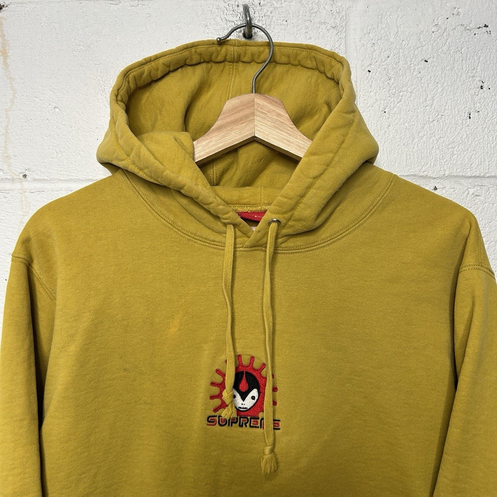 Supreme Supreme Vampire Hooded Sweatshirt “Yellow” F/W18 Mike Hill Size US M / EU 48-50 / 2 - 3 Thumbnail