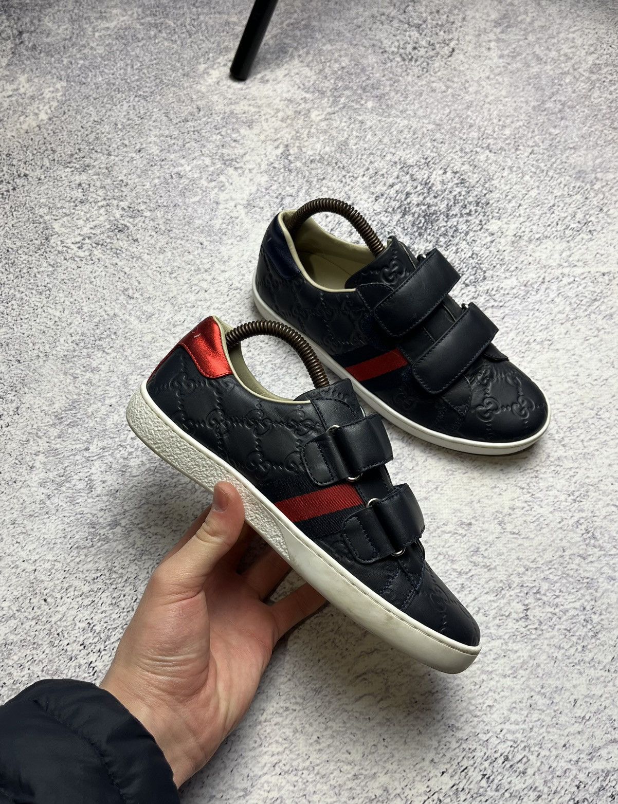 Gucci Vintage Gucci Leather Sneaker Y2K Rare Luxury 455496 Size US 6.5 / EU 39-40 - 2 Thumbnail