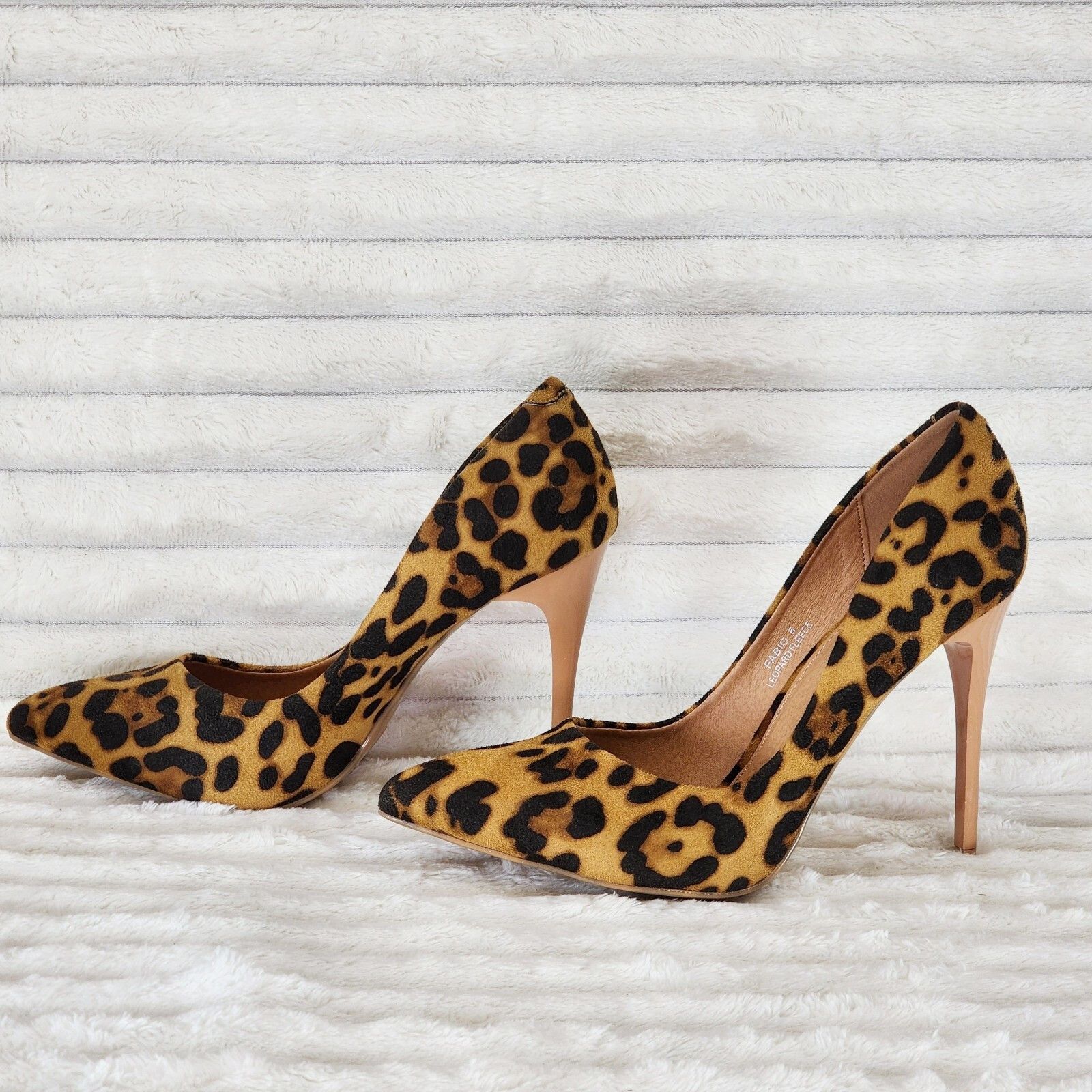 Other Fabio Leopard 4.5" High Heel Shoes Pointy Toe Pumps sizes 8 Size US 9 / IT 39 - 2 Thumbnail