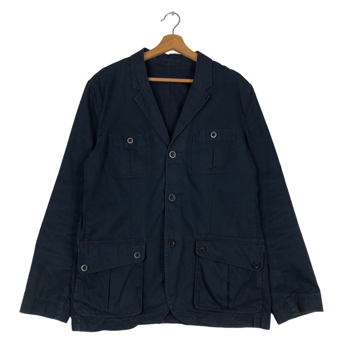 Japanese Brand 🔥Vintage Chore Jacket Gap Japan Bush Pocket Issey Miyake Size US L / EU 52-54 / 3 - 1 Thumbnail