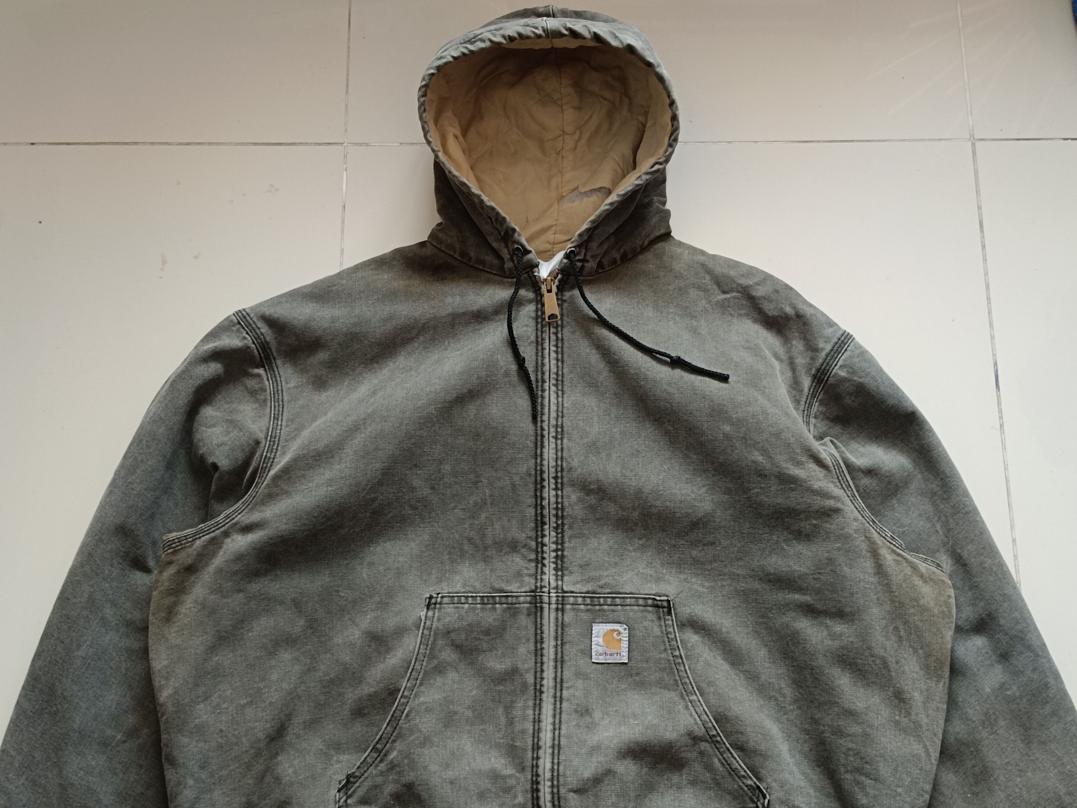 Carhartt Rare Carhartt Sun Faded Jacket Hoodie Size US XL / EU 56 / 4 - 6 Thumbnail