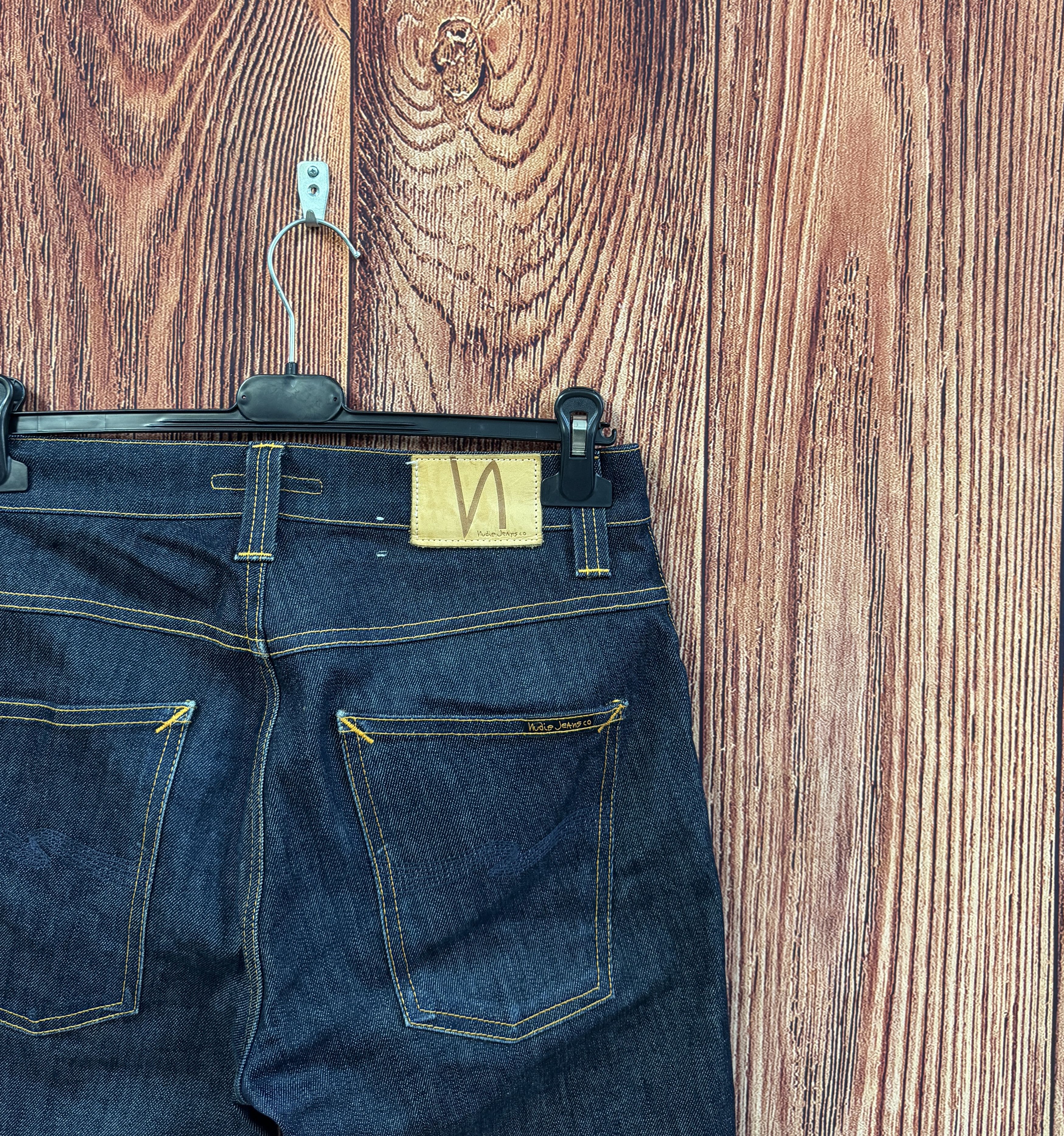 Nudie Jeans Nudie Jeans Grim Tim Indigo Dry Navy Made in Italy W32 L36 Size US 32 / EU 48 - 5 Thumbnail