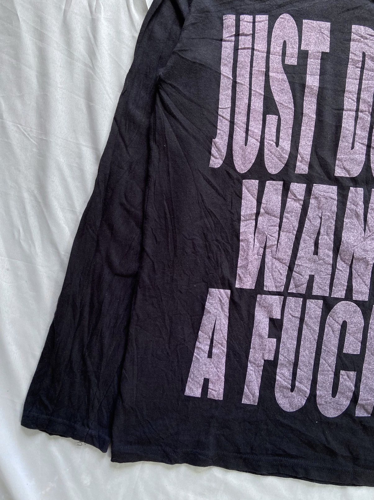 Japanese Brand JUST DONT WANT A FU⚡️K LONG SLEEVE Size US XL / EU 56 / 4 - 4 Thumbnail
