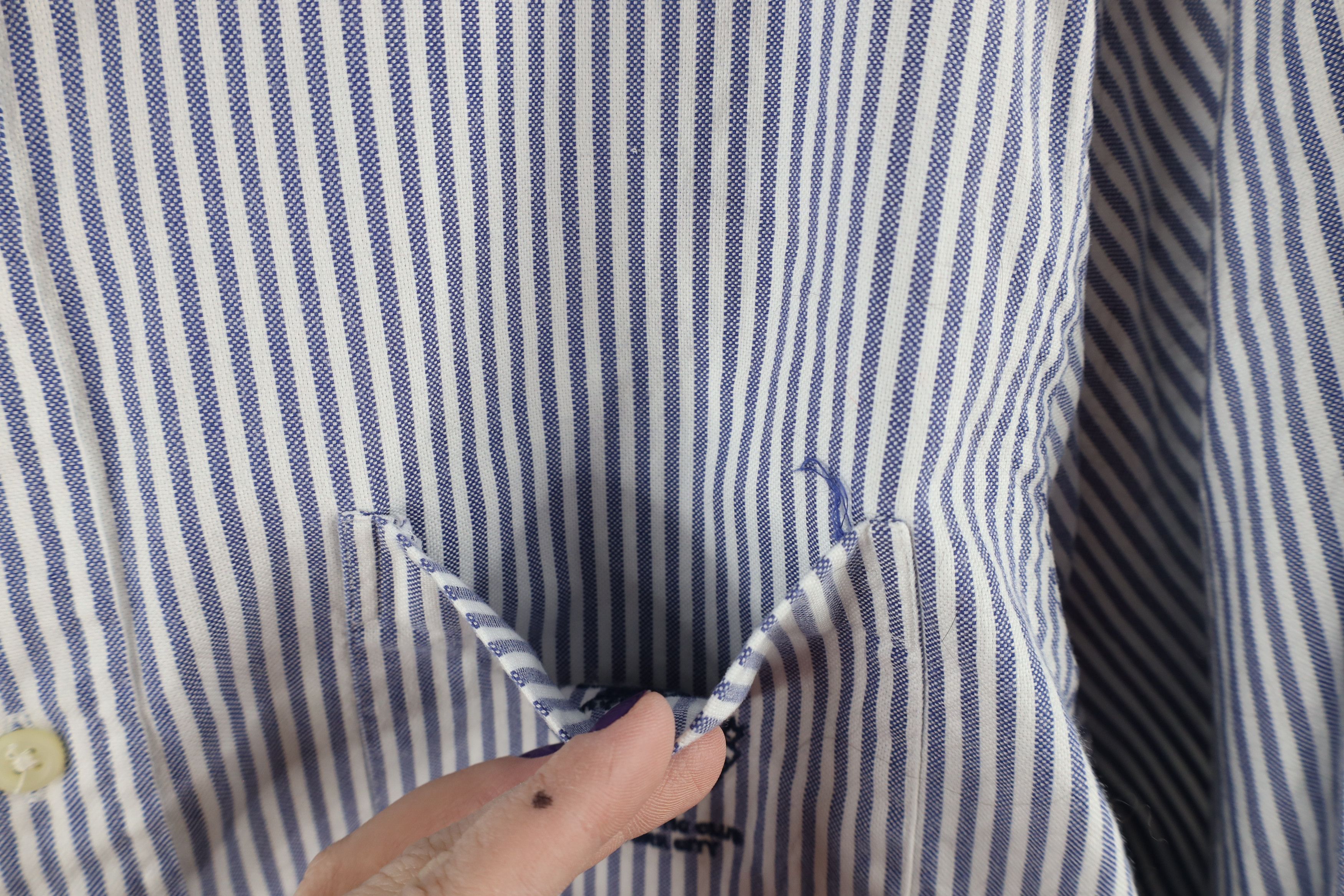Ralph Lauren × Vintage Vintage 90s Ralph Lauren Striped Athletic Club Button Shirt Size US L / EU 52-54 / 3 - 7 Thumbnail