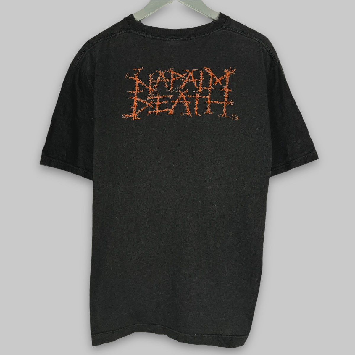 Band Tees Vintage Napalm Death Enslavement To Obliteration T Shirt Size US XL / EU 56 / 4 - 2 Thumbnail