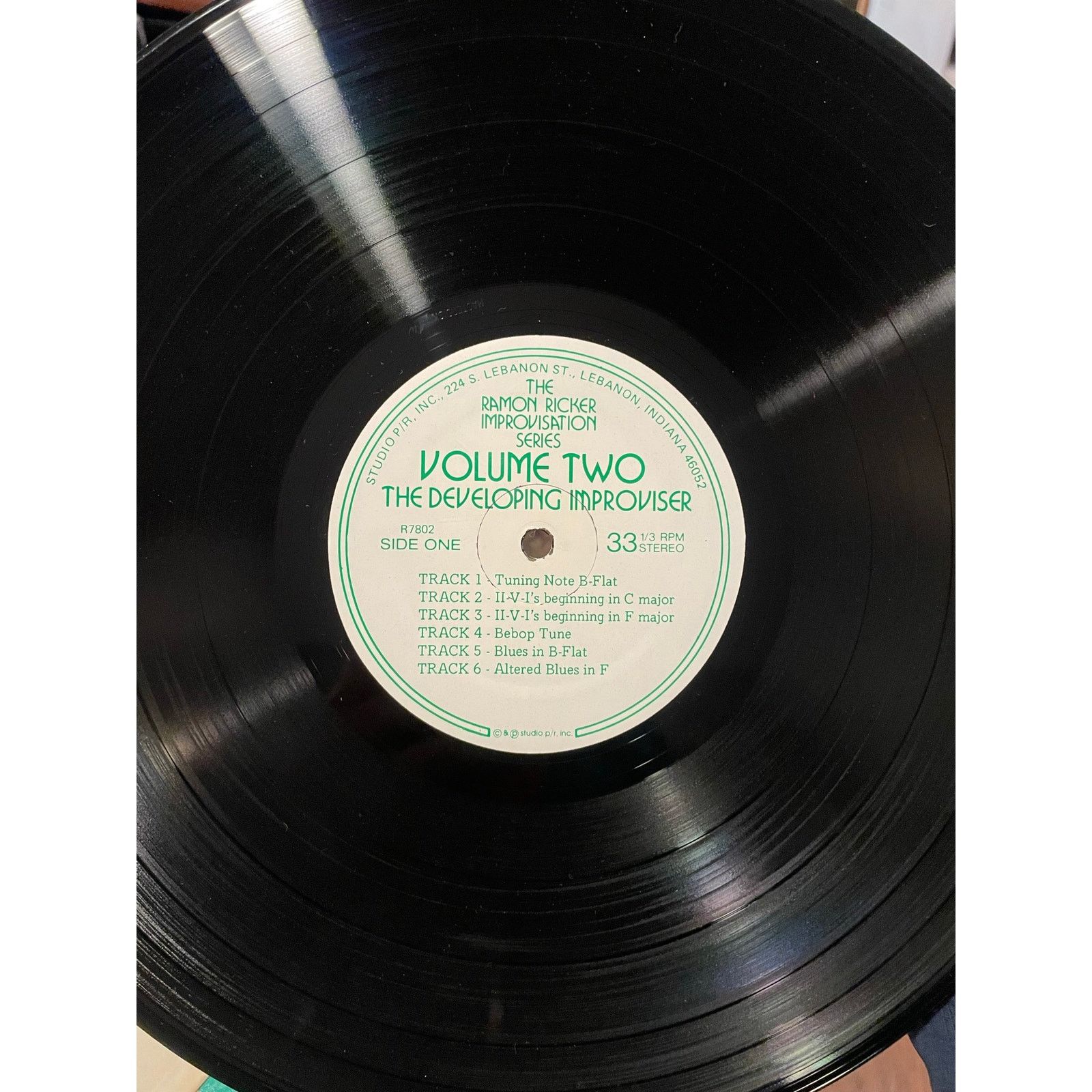 INTENTIONALLY BLANK Ramon Ricker Improvisational Series Vol 2 LP jazz vinyl bop Size ONE SIZE - 3 Thumbnail