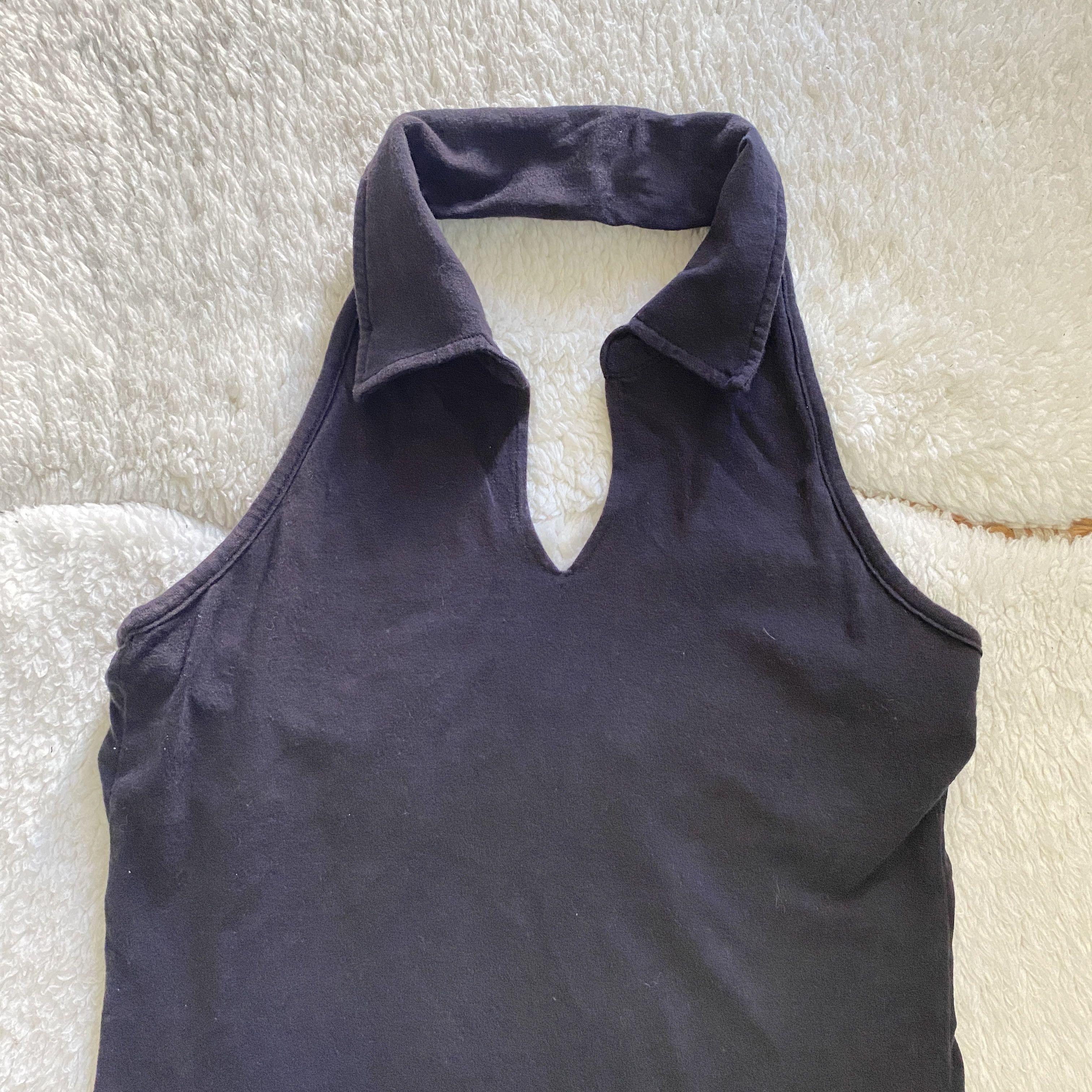 Gloria Vanderbilt Gloria Vanderbilt Vintage Y2K V-Neck Collared Sleeveless Top Size S / US 4 / IT 40 - 11 Thumbnail