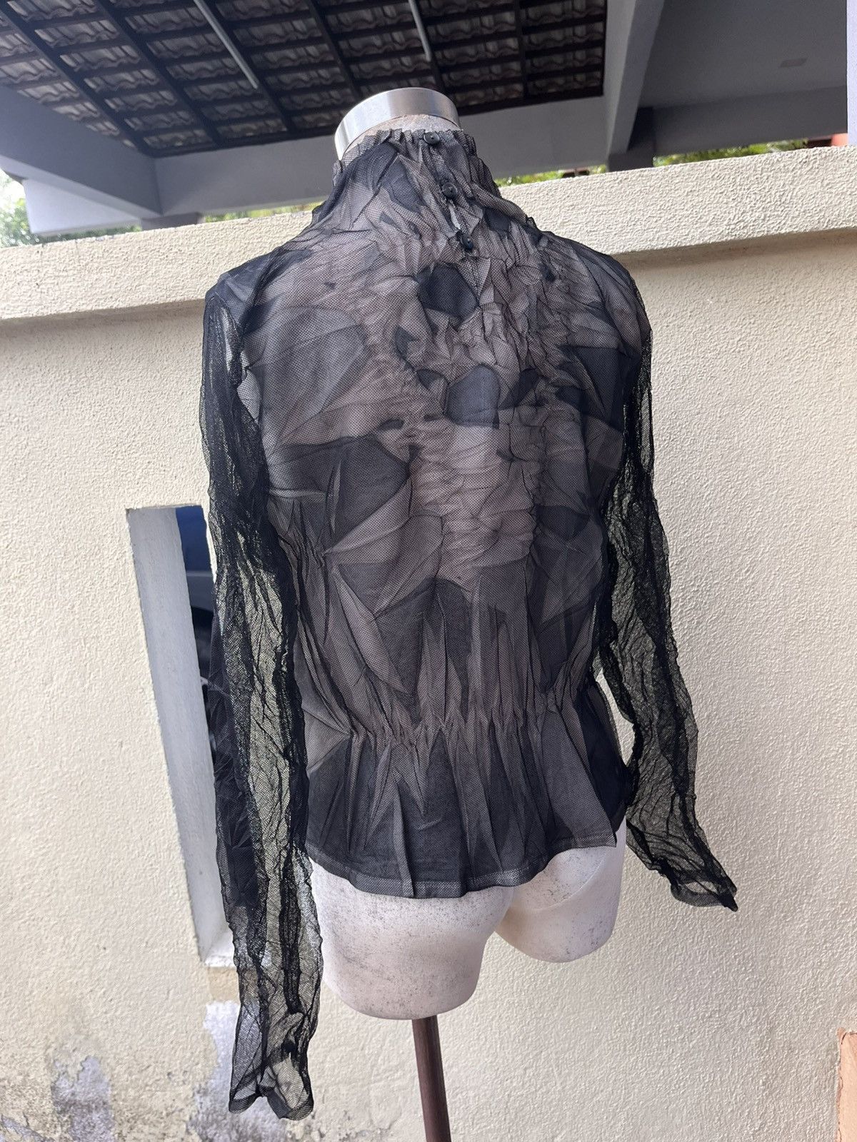 Jean Paul Gaultier Tie dye mesh top by specchio pleats made in Japan Size S / US 4 / IT 40 - 5 Thumbnail
