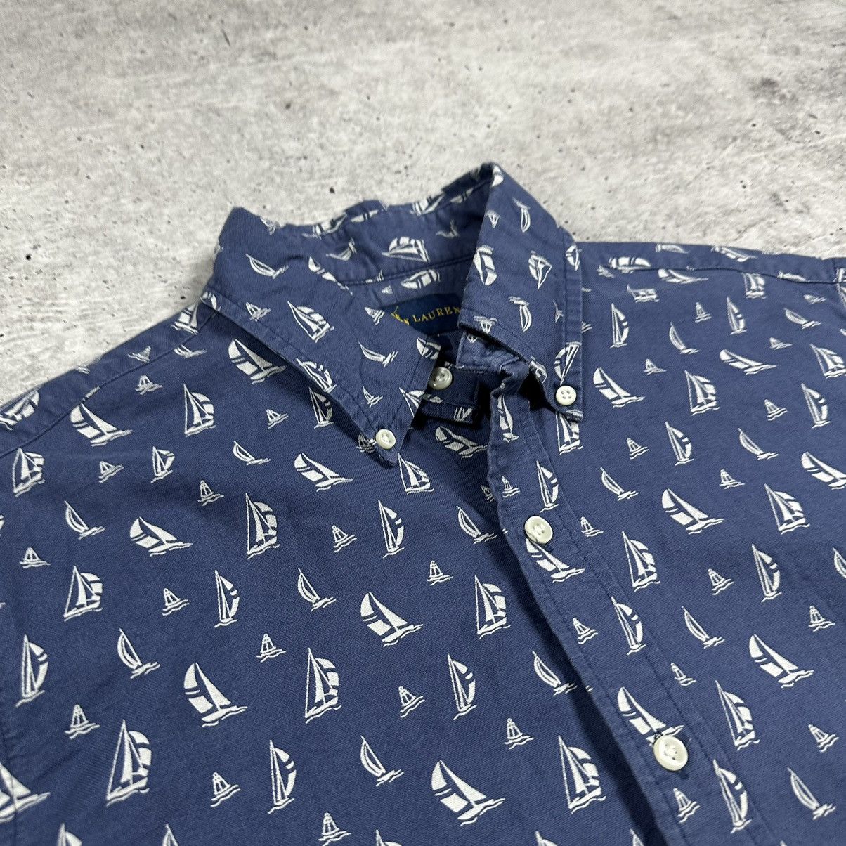 Polo Ralph Lauren Polo Ralph Lauren Yachts Short Sleeve Slim Fit Shirt Men’s Size US M / EU 48-50 / 2 - 6 Thumbnail