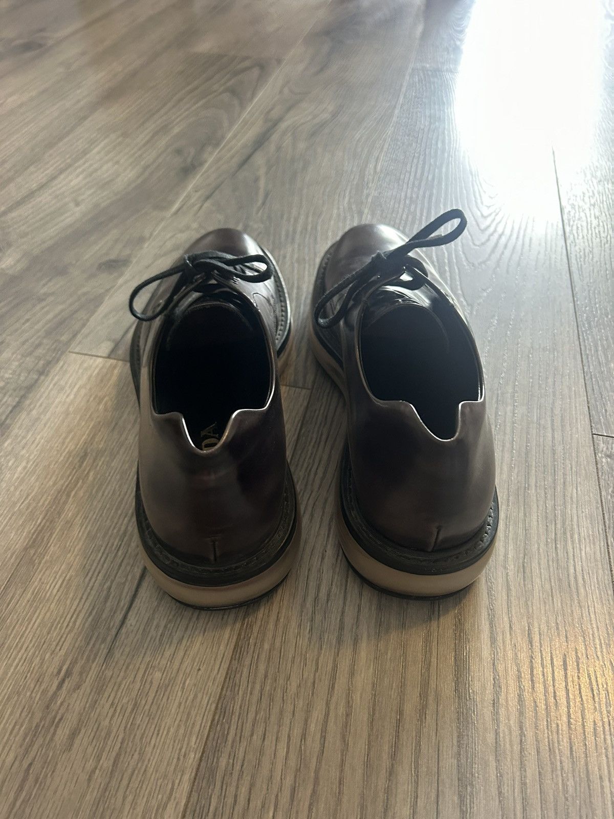 Prada Platform Sole Derby Shoes Size US 9 / EU 42 - 5 Thumbnail