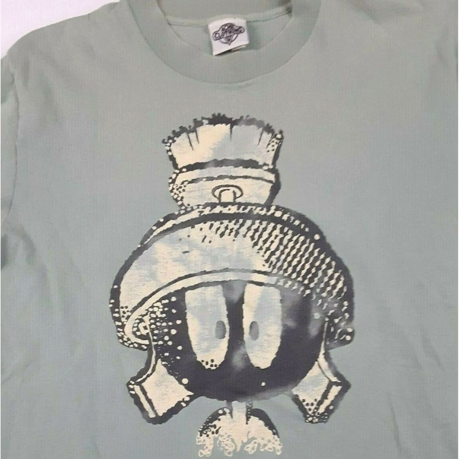 Vintage VINTAGE Marvin the Martian Warner Bros T-Shirt LG Green 90s Mens Short Sleeve Size US L / EU 52-54 / 3 - 4 Thumbnail
