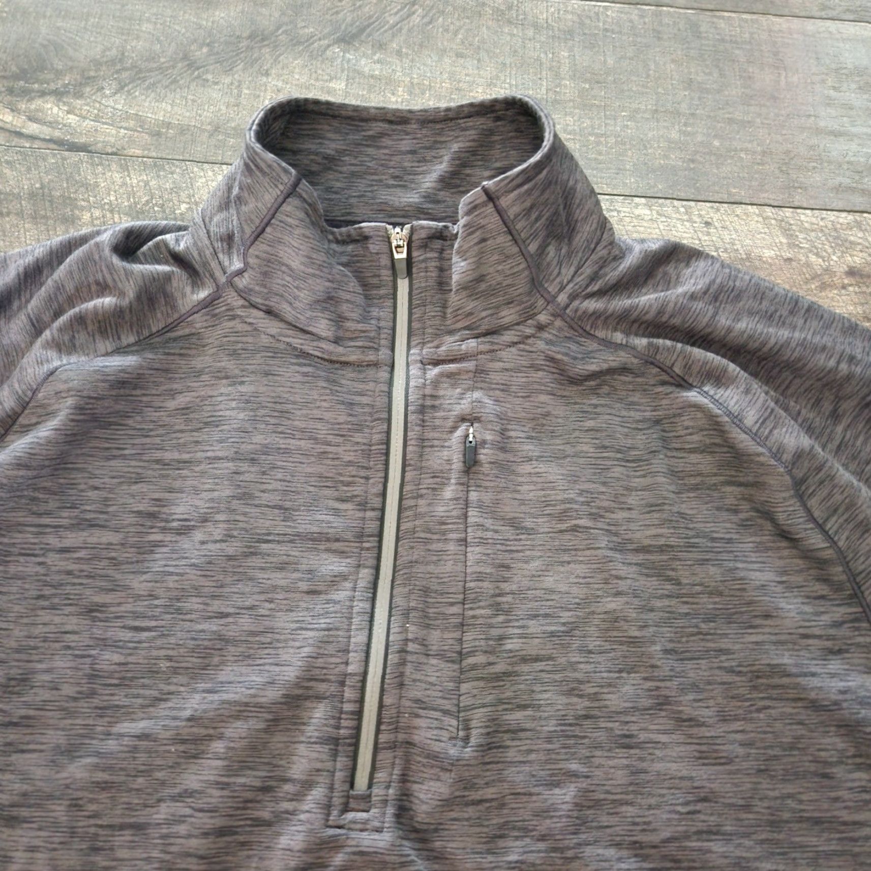 Vintage VRST 1/4 Zip Pullover Sweater Mens Large Heather Gray Performance Golf Size US L / EU 52-54 / 3 - 4 Thumbnail