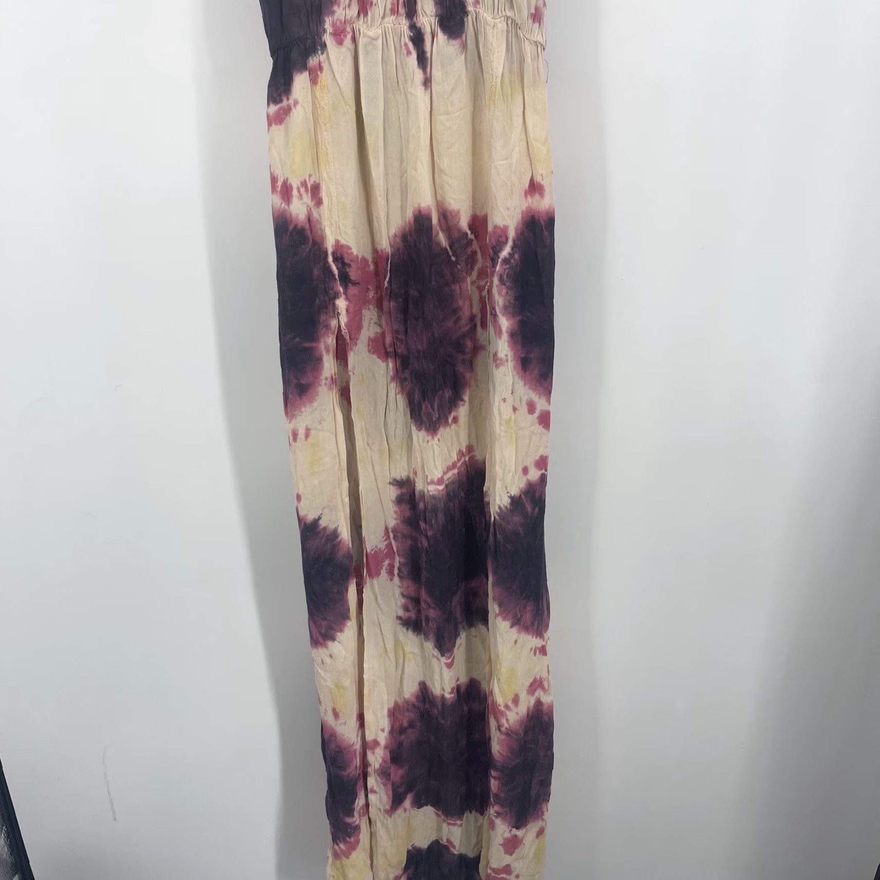 Vintage Blu Moon Maxi Dress Womens XS Tie Dye Halter Blouson Long Sundress Boho Cottage Moon Bohemian Size XS / US 0-2 / IT 36-38 - 5 Thumbnail