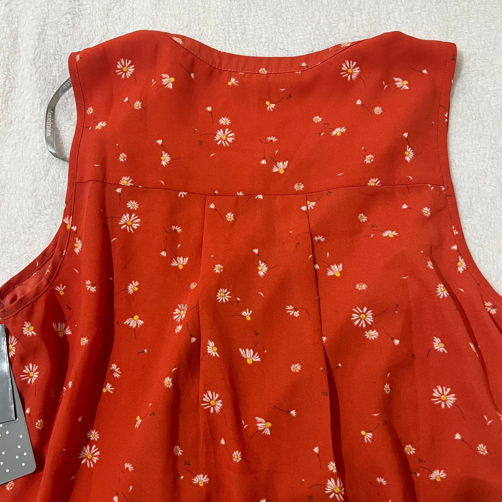 Other Celina Split Neck Blouse Stitch Fix Exclusive Daisy Pattern Size S / US 4 / IT 40 - 9 Thumbnail