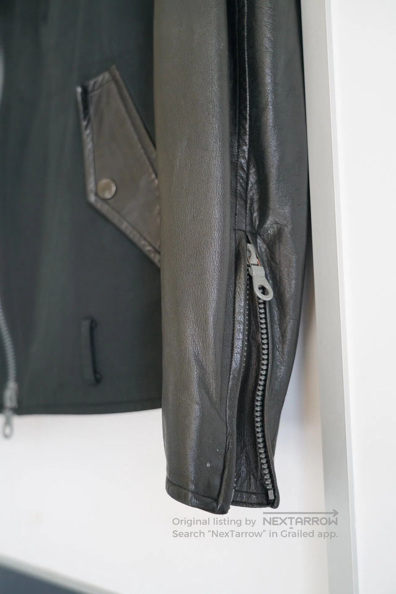 Yohji Yamamoto yohji yamamoto leather zip short jacket. Size US M / EU 48-50 / 2 - 6 Thumbnail
