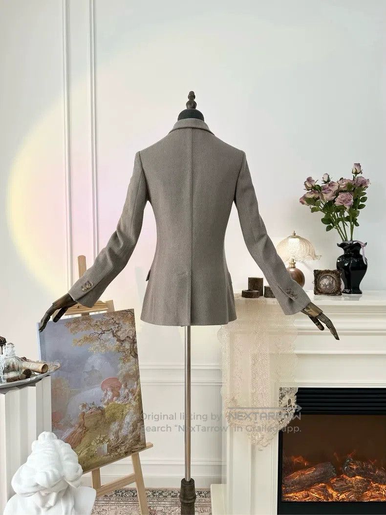Hermes Hermes Wool and Cashmere Blended Business Casual Blazer Ja Size XS / US 0-2 / IT 36-38 - 2 Thumbnail