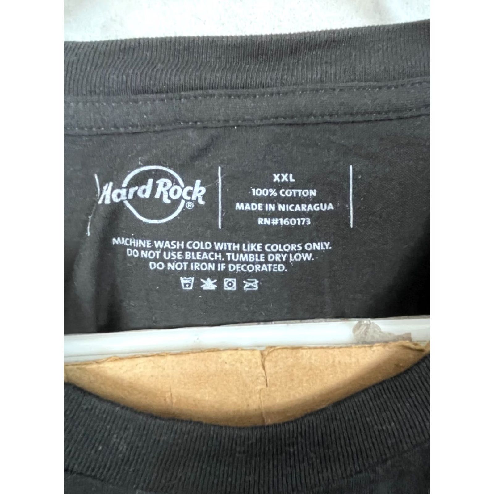 Hard Rock Cafe Hard Rock Hotel Casino Atlantic City T-Shirt Men 2XL Cotton Black Christmas Santa Happy Holidays Graphic Print Logo Regular Short Sleeve Crew Neck Size US XXL / EU 58 / 5 - 3 Thumbnail