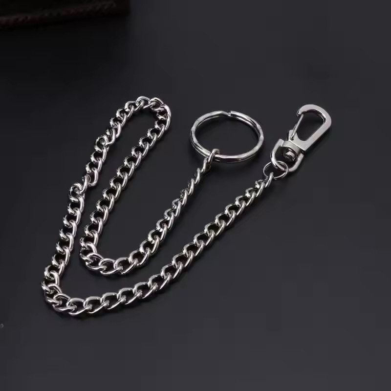 Jewelry Hip Hop Pants Chain Secure Travel Wallet Chain Size ONE SIZE - 4 Thumbnail