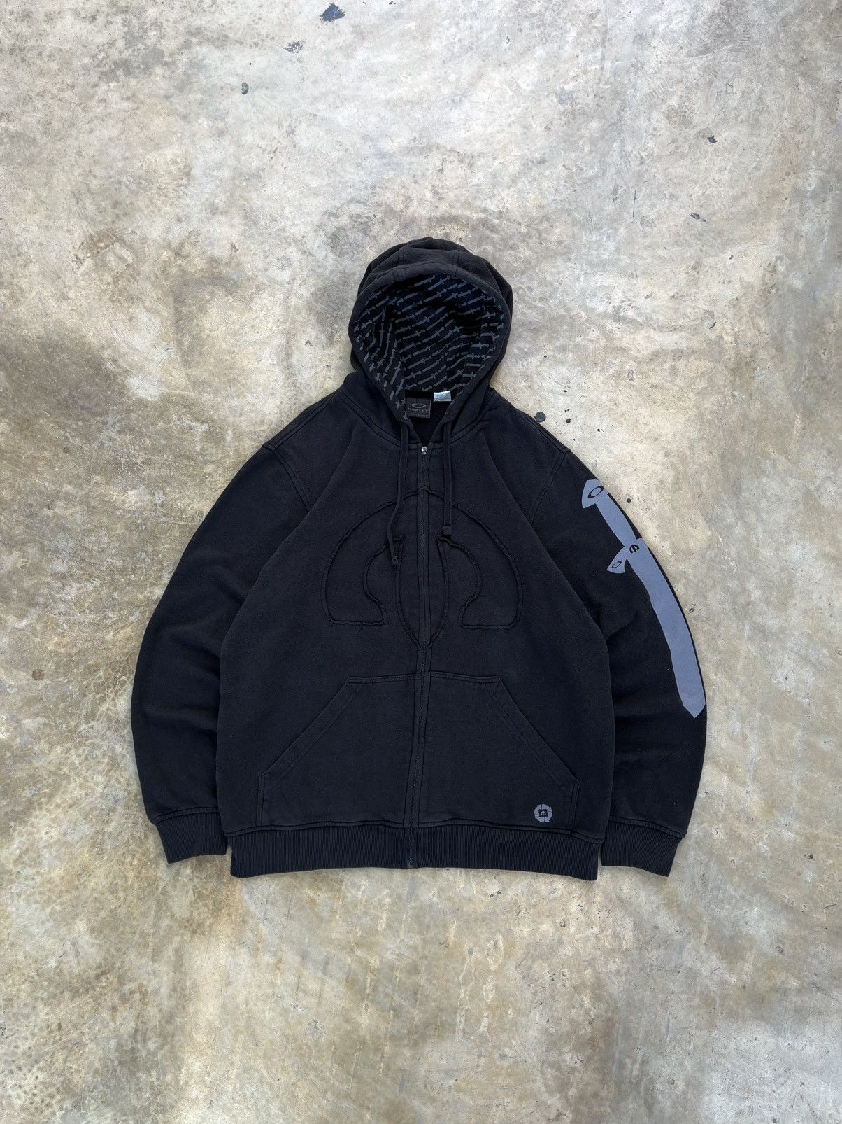 Oakley × Streetwear 90s Oakley Hoodie Archive Arctic Challenge