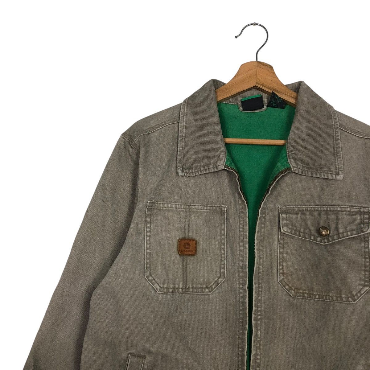 Vintage 🔥VINTAGE DETROIT DUCK CANVAS CHORE WORK JACKET JOHN DEERE Size US L / EU 52-54 / 3 - 9 Thumbnail