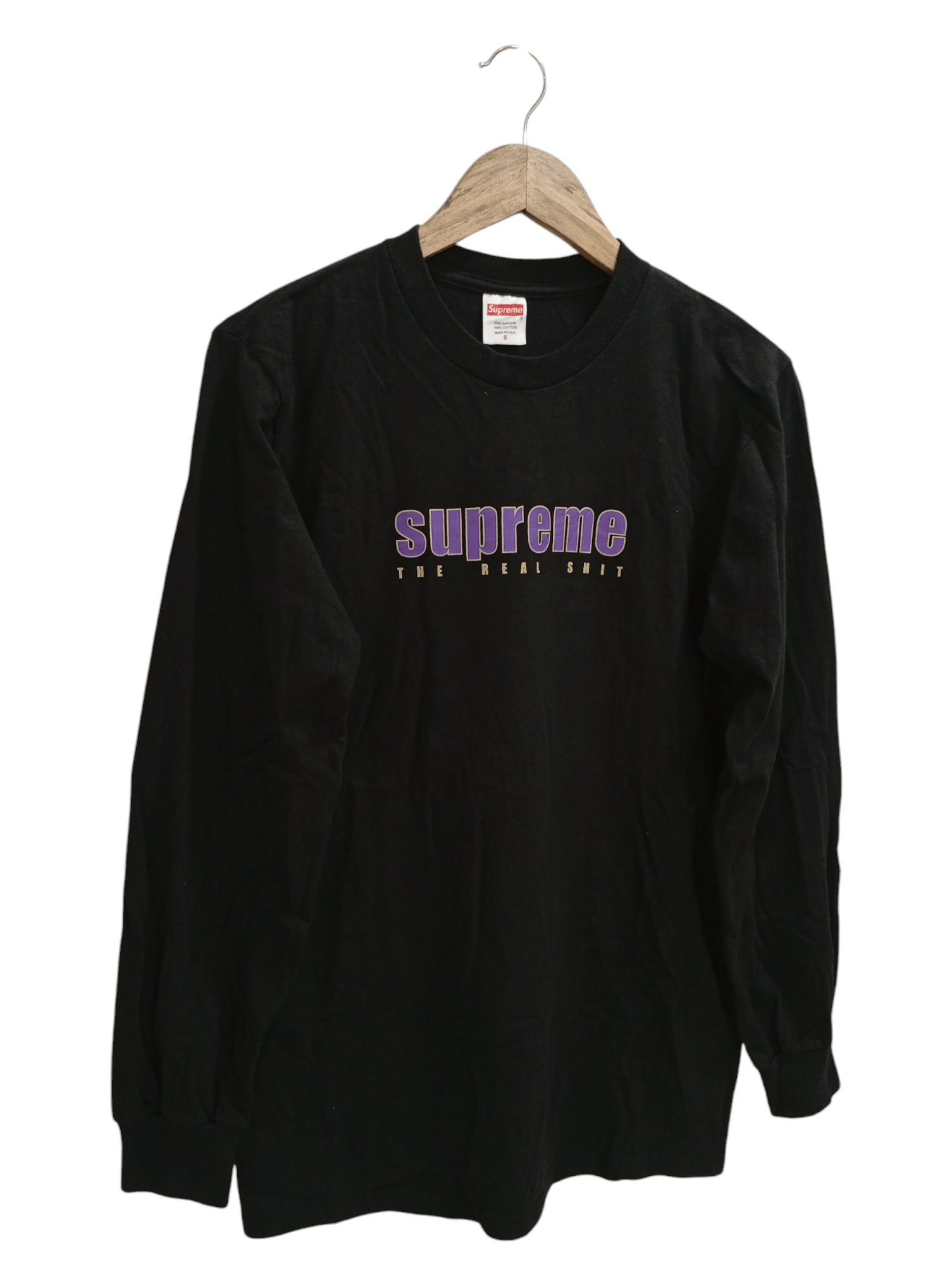 Supreme 🔥🔥Supreme The Real Shit LS T-Shirt Size US S / EU 44-46 / 1 - 2 Thumbnail