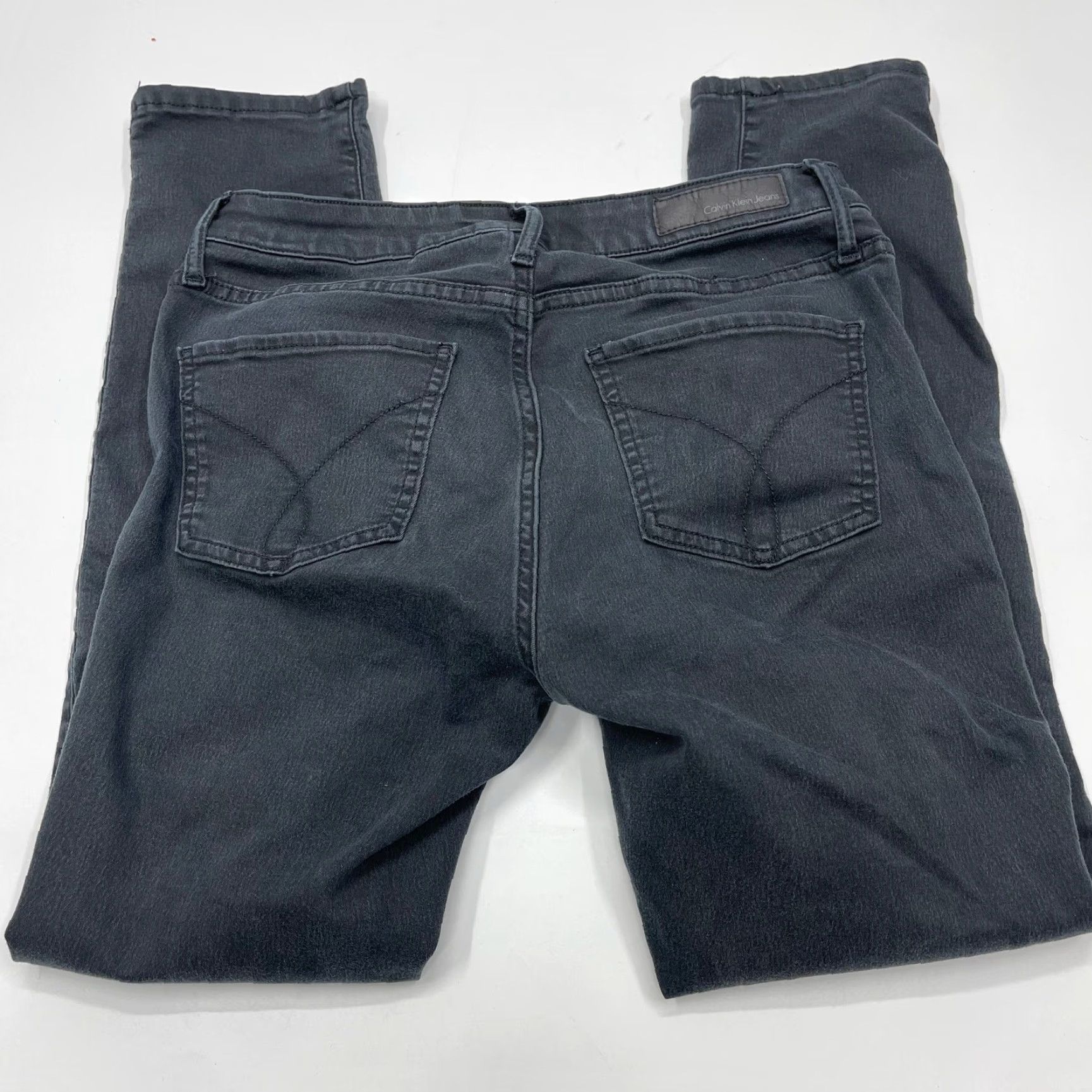 Calvin Klein Calvin Klein Jeans Womens Ankle Skinny Size 8 Gray Denim Cotton Blend 5-Pocket Belt Loops Minimalist Modern Size 27" / US 4 / IT 40 - 6 Thumbnail