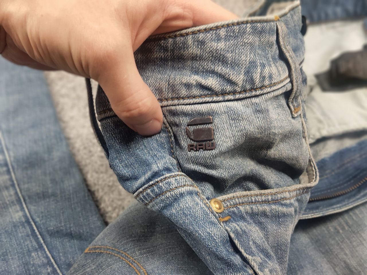 G-Star G Star raw d'staq 3d Slim Restored denim jeans Vintage Stule Size US 33 - 14 Thumbnail