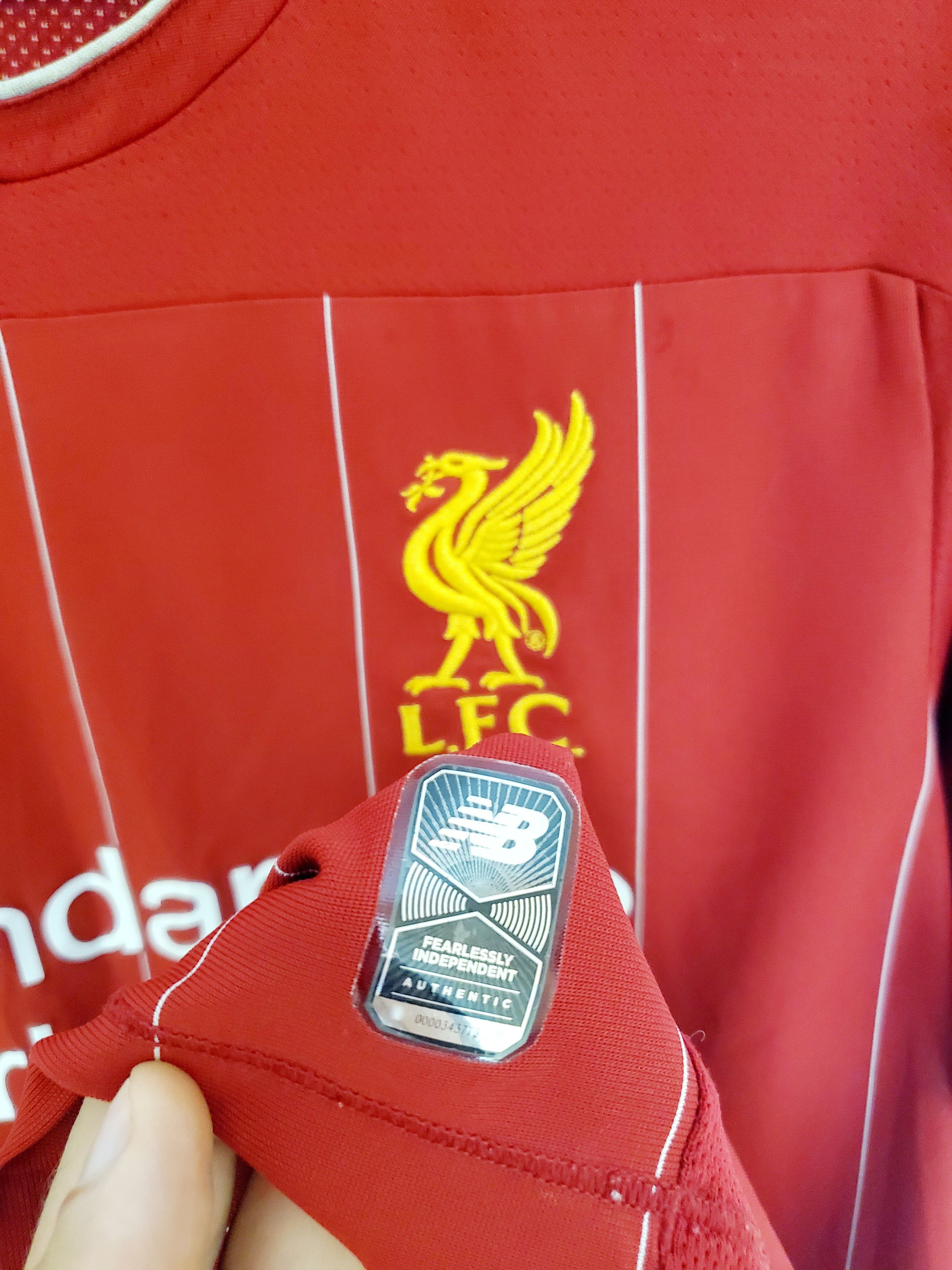 New Balance LIVERPOOL 2019/2020 HOME FOOTBALL NEW BALANCE JERSEY SIZE M Size US L / EU 52-54 / 3 - 4 Thumbnail