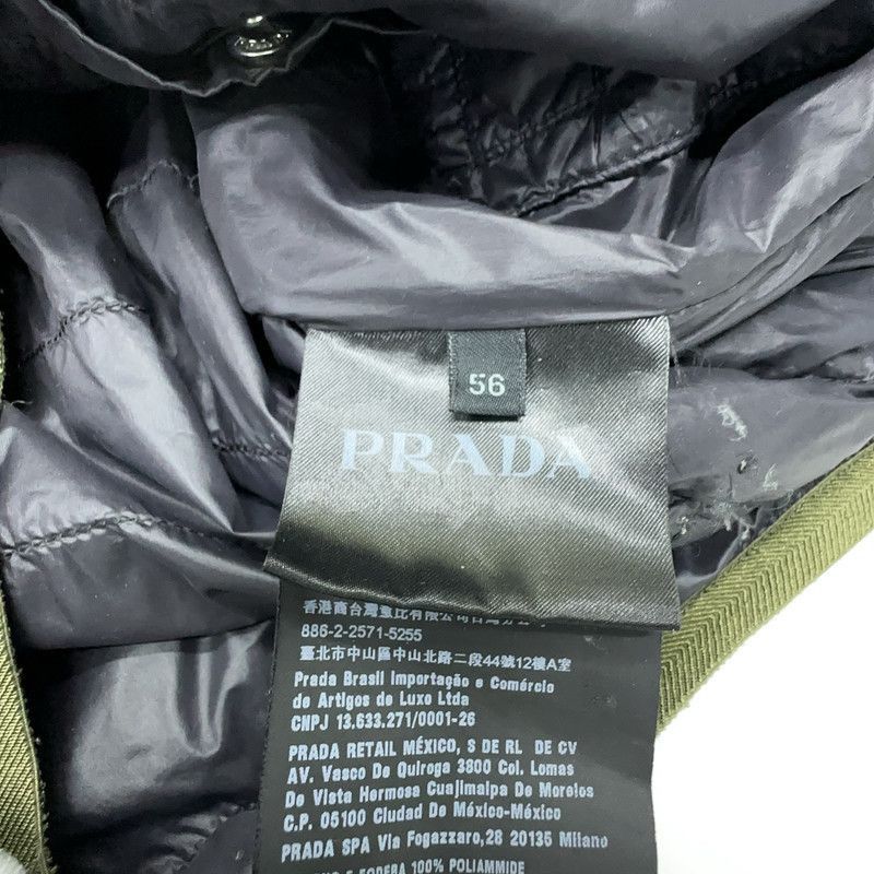 Prada Prada Casual Solid Zipper Hoodie Jacket-2506 Size US XXL / EU 58 / 5 - 5 Thumbnail