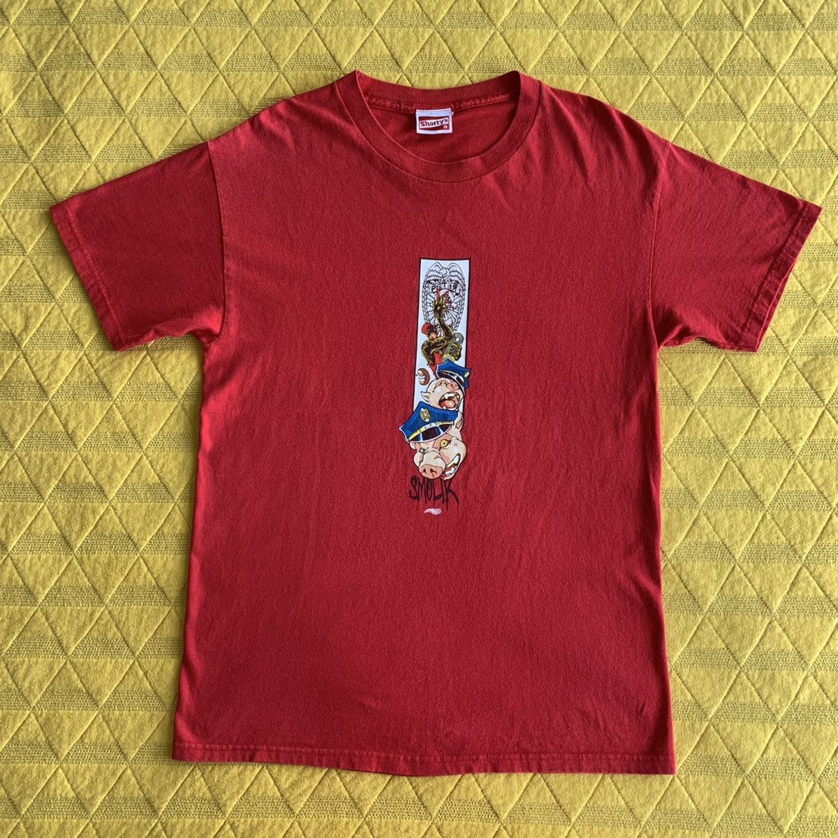 Vintage 2001 vintage Shorty’s Skate Tee Smolik Pigs Medium Size US M / EU 48-50 / 2 - 1 Thumbnail