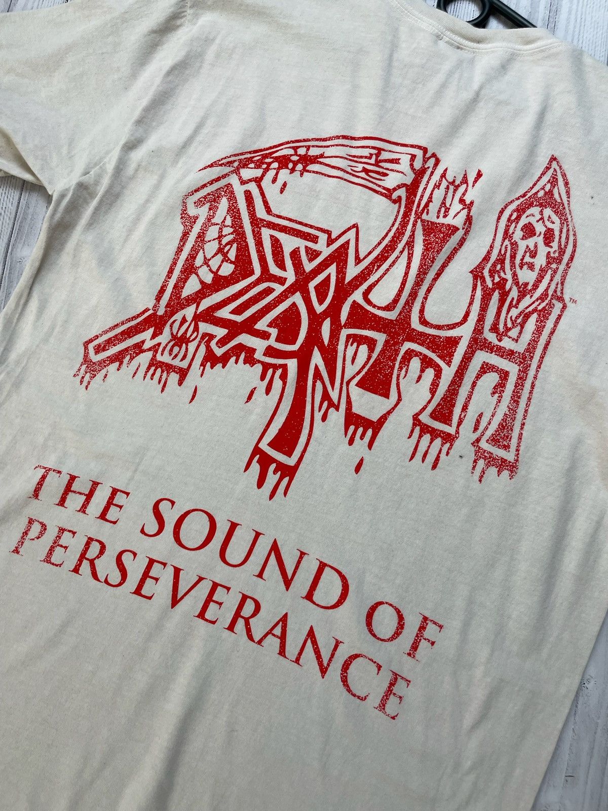 Band Tees Vintage Death Sound of perseverance rock tee Y2K metal L Size US L / EU 52-54 / 3 - 6 Thumbnail