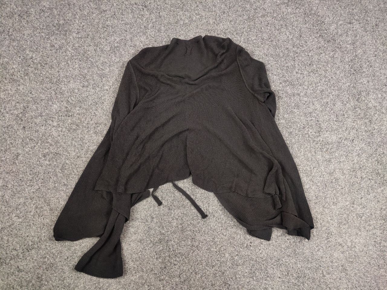 hannes roether Hannes Roether Design Gray Light Long sleeve Wrap Cardigan Size M / US 6-8 / IT 42-44 - 15 Thumbnail