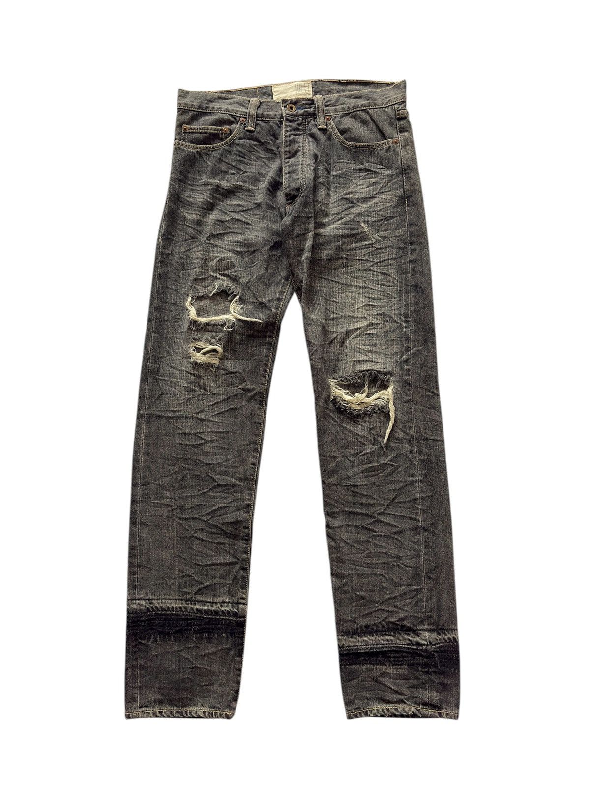 Nozomi Ishiguro NOZOMI ISHIGURO DISTRESSED JEANS Size US 31 - 1 Thumbnail