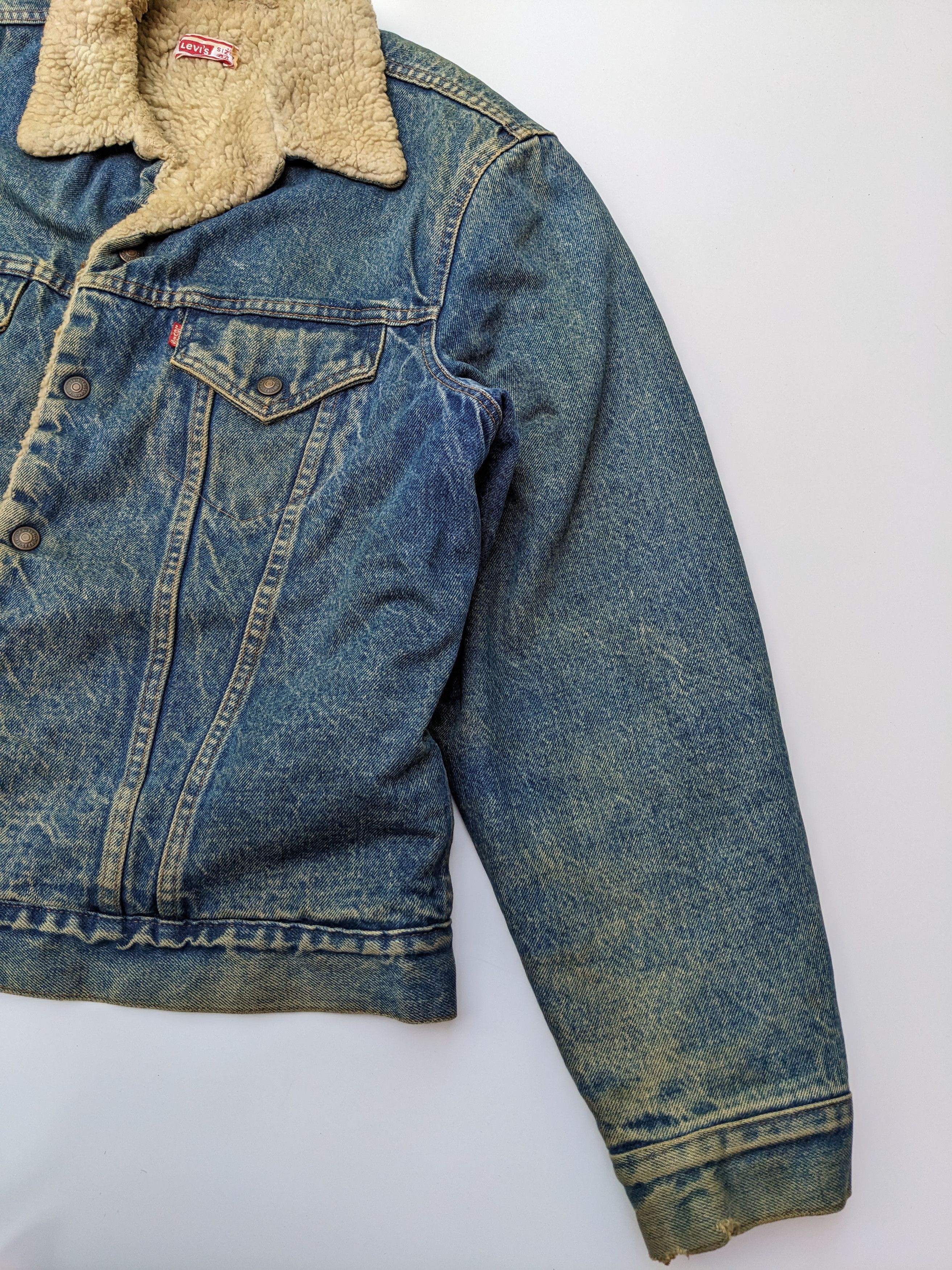 Levi's × Levi's Vintage Clothing × Vintage Vintage 70s Levi's trucker sherpa jacket Size US L / EU 52-54 / 3 - 6 Thumbnail