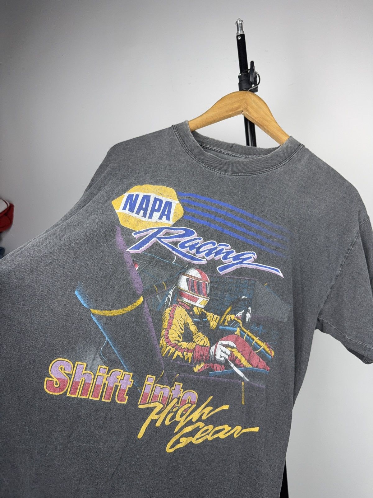 NASCAR Retro 90s NAPA Racing Vintage Shift Into High Gear T-Shirt Size US M / EU 48-50 / 2 - 6 Thumbnail