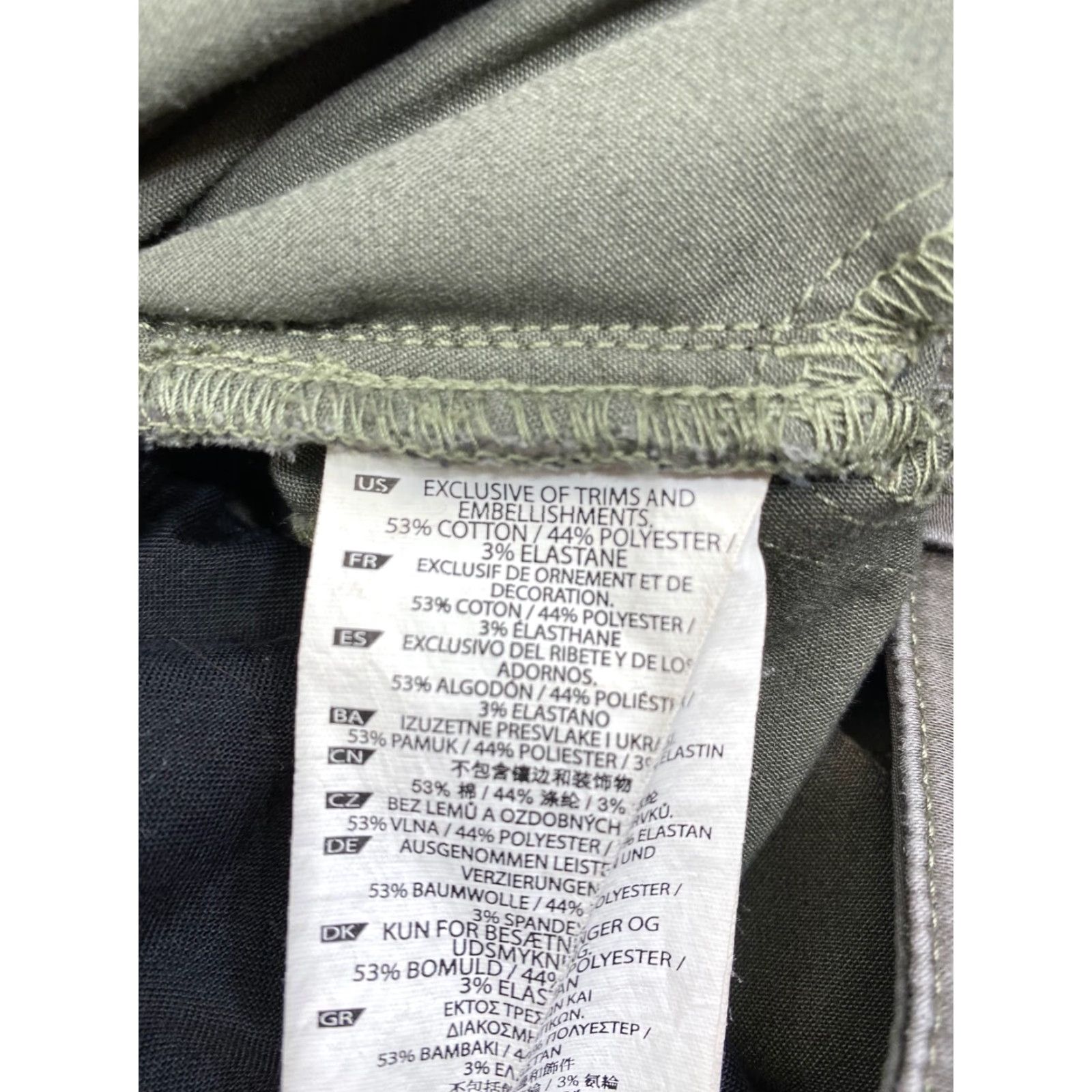 Olive Women's 5.11 Tactical Shorts Stretch Pockets Size 6 Olive Green DISTRESS #2283 Size 28" / US 6 / IT 42 - 4 Thumbnail