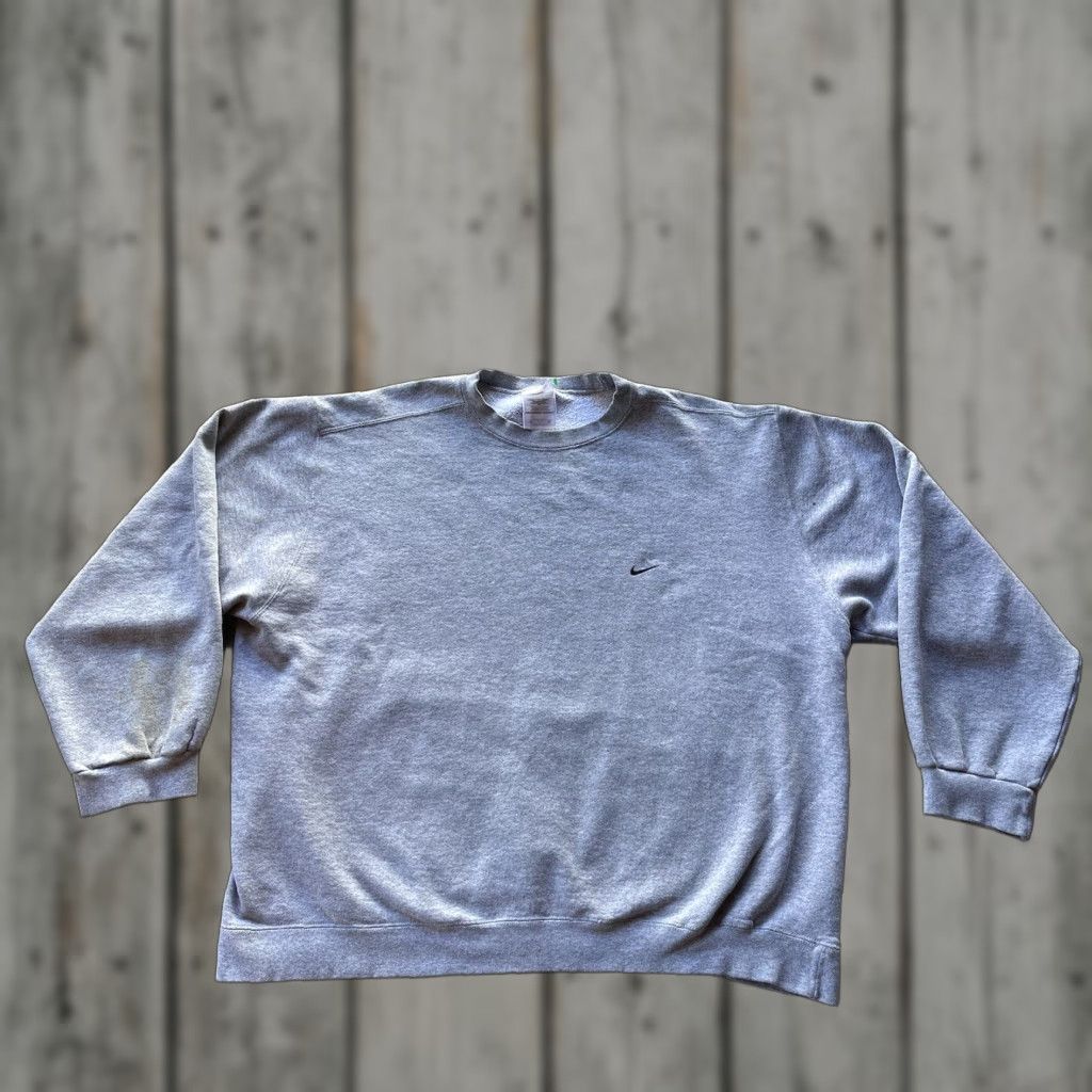 Nike Vintage Nike Sweatshirt Mens 2XL Gray Crew Neck Sweater Stretch Gym Swoosh 90s Size US XXL / EU 58 / 5 - 1 Thumbnail