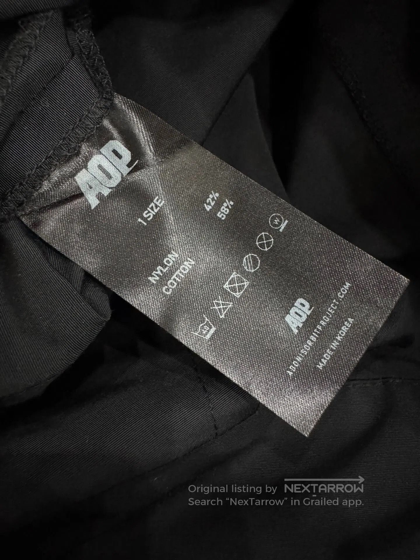 Vintage AOP Project Tailored Curved Zip Pants. Size US 26 / EU 42 - 8 Thumbnail