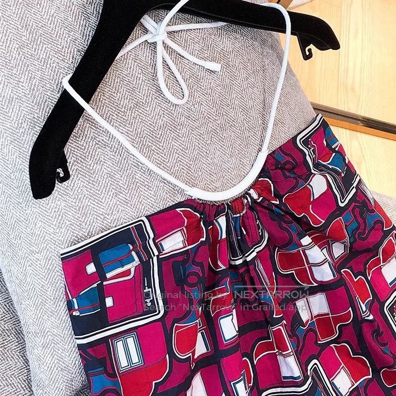 Hermes Hermes Color-block printed halter neck dress Size XS / US 0-2 / IT 36-38 - 5 Thumbnail
