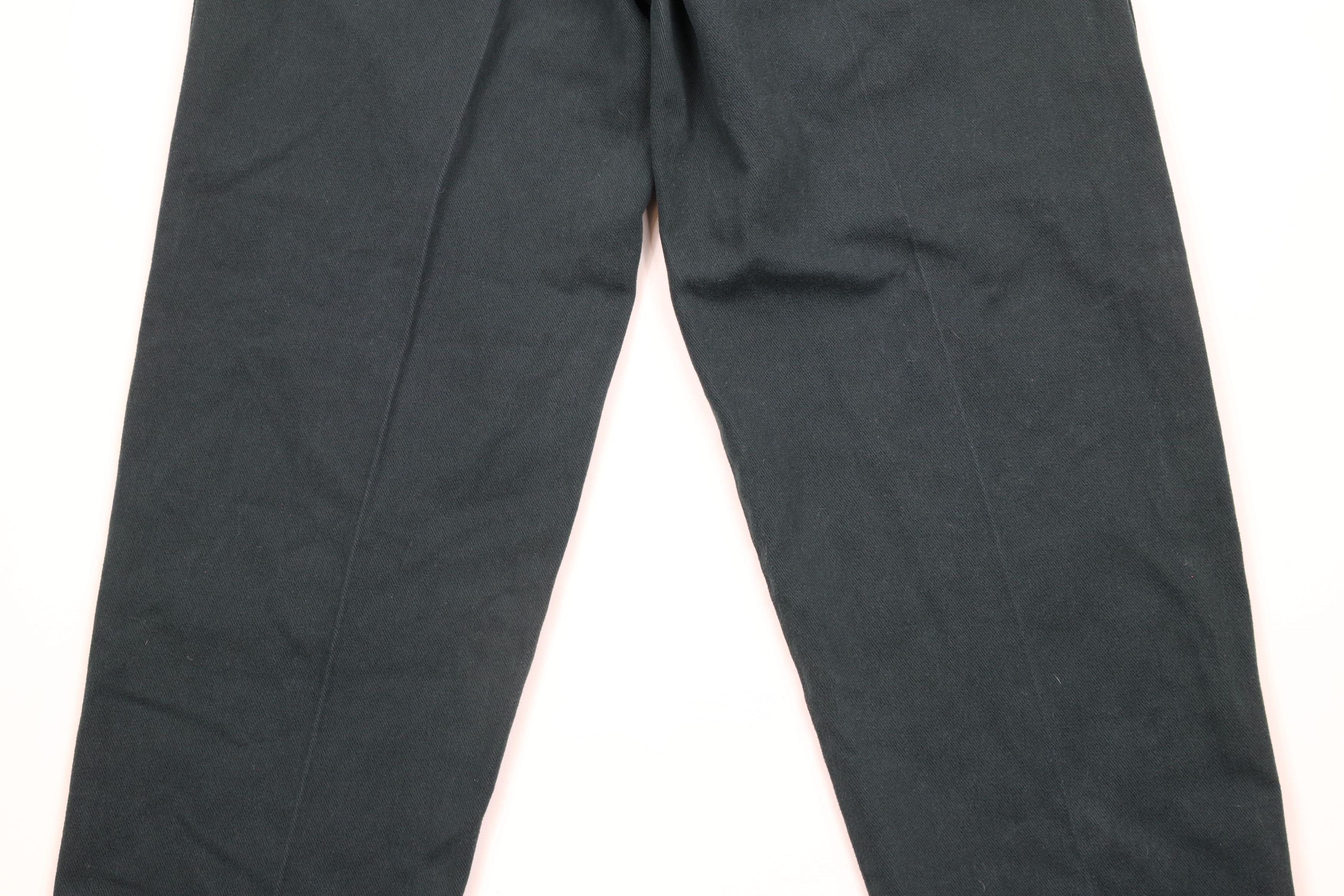 Cross Colours × Vintage Vintage 90s Cross Colours Cuff Pleated Denim Jeans Green Size US 30 / EU 46 - 10 Thumbnail