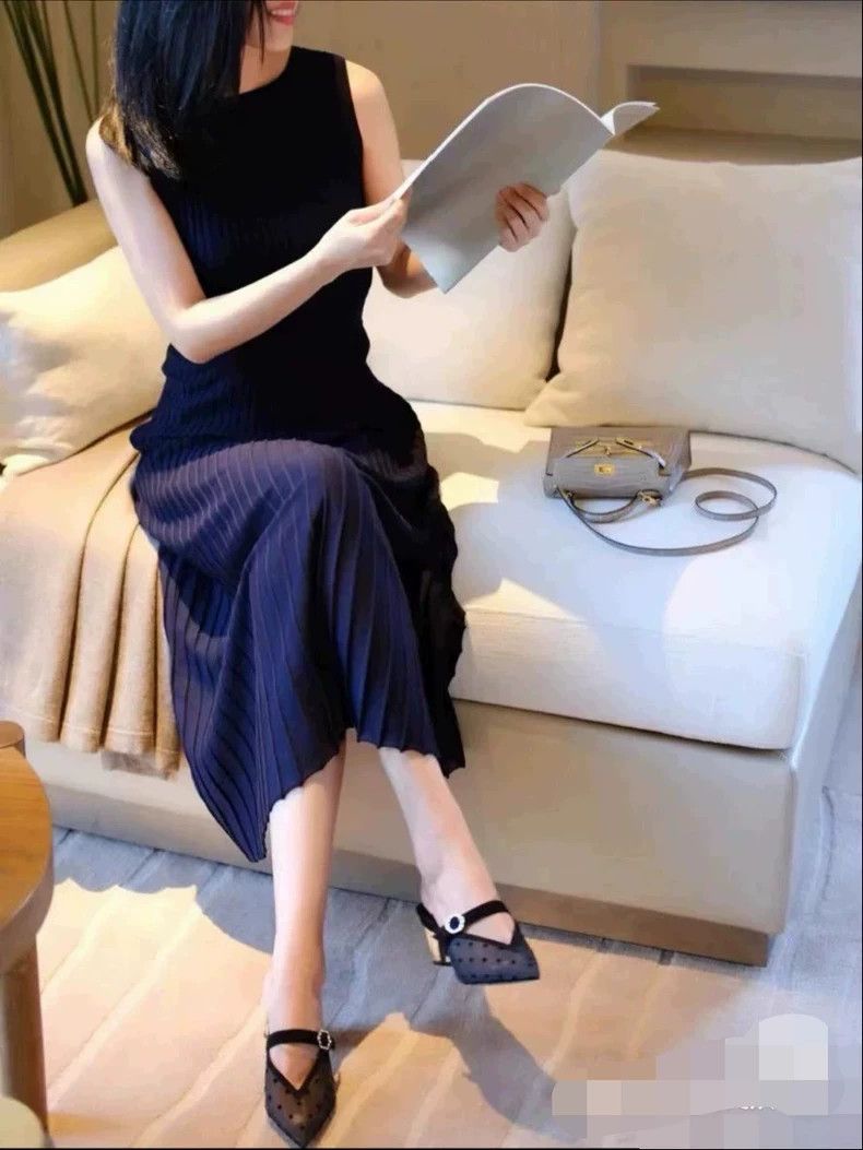 Loro Piana LORO PIANA Silk cotton sleeveless dress Size M / US 6-8 / IT 42-44 - 2 Thumbnail