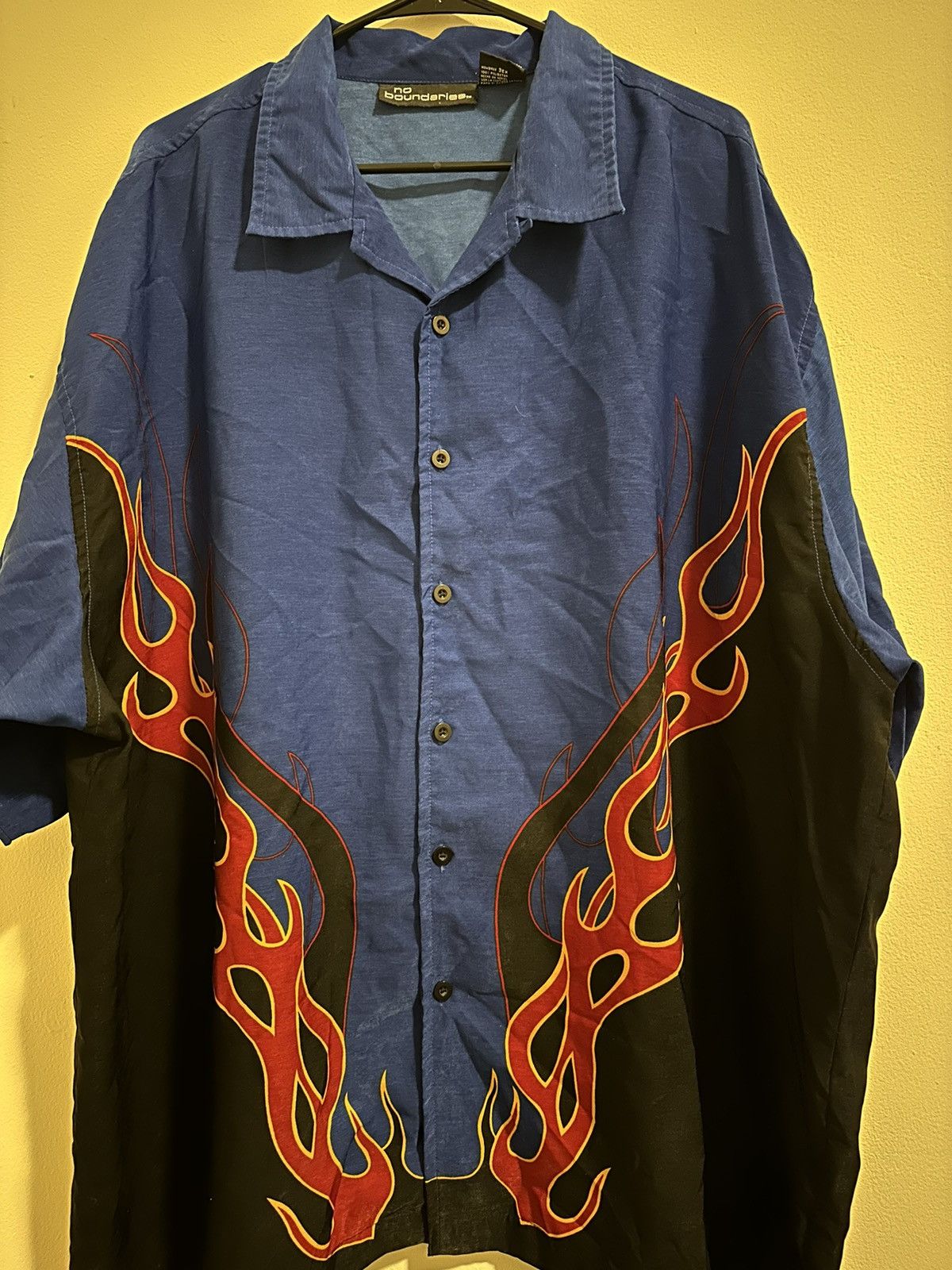 Vintage Vintage Blue No Boundaries Button up Size US XL / EU 56 / 4 - 1 Thumbnail