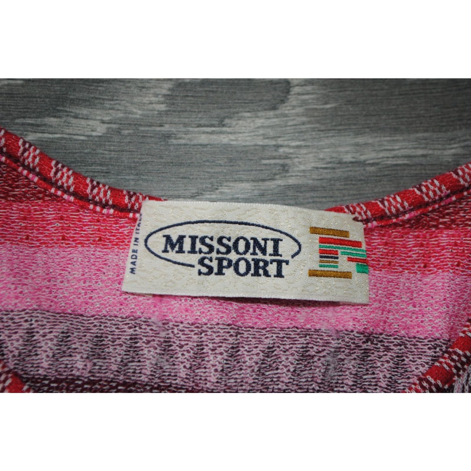 Missoni Missoni SPORT T-Shirt WOMEN Red 42 XS Zig Zag Knit Tunic Tee AUTHENTIC Size M / US 6-8 / IT 42-44 - 2 Thumbnail
