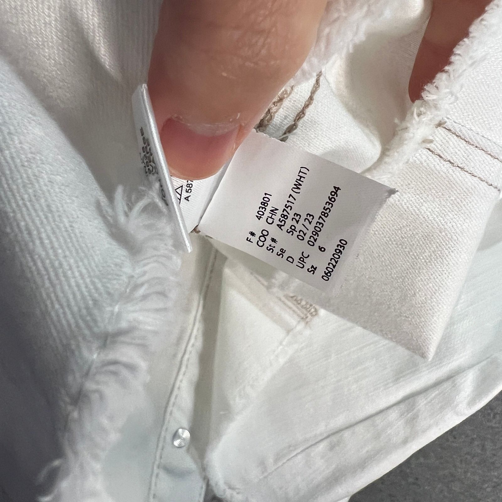 Other LOGO by Lori Goldstein Jeans Jacket Size 6 White Size M / US 6-8 / IT 42-44 - 10 Thumbnail